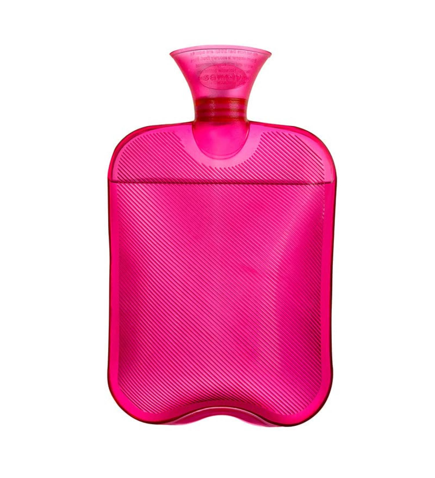 MYAMIA 2L PVC Hot Water Bottle - Pink | Winter Hand & Foot Warmer | Pain Relief Bag for International Shipping - Buy Online on GoSupps.com