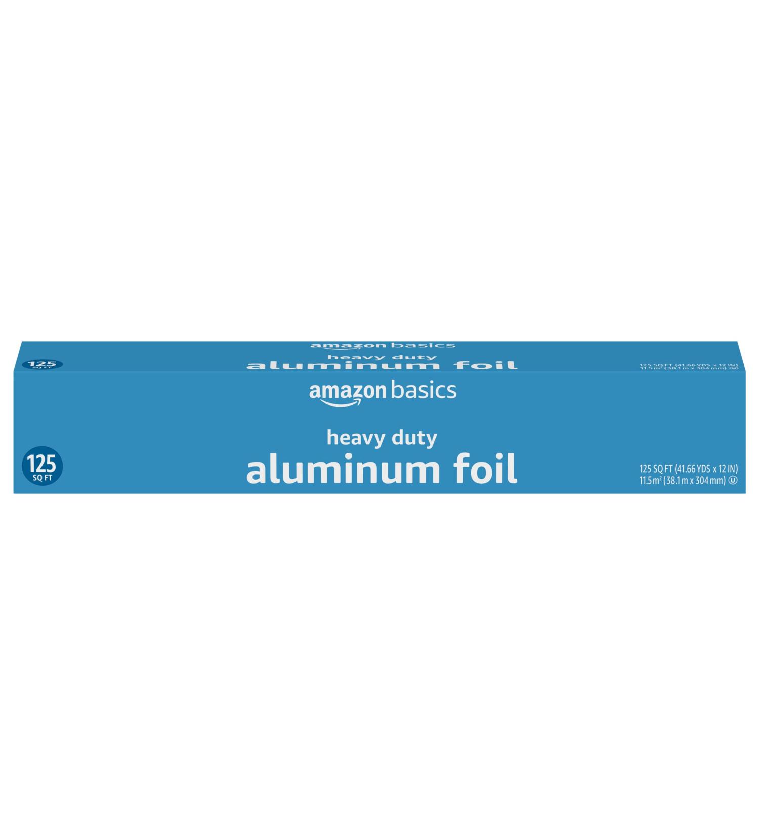 Amazon Basics Heavy Duty Aluminum Foil  125 Square Foot Roll  1-Pack (Previously Solimo) - Buy Online on GoSupps.com