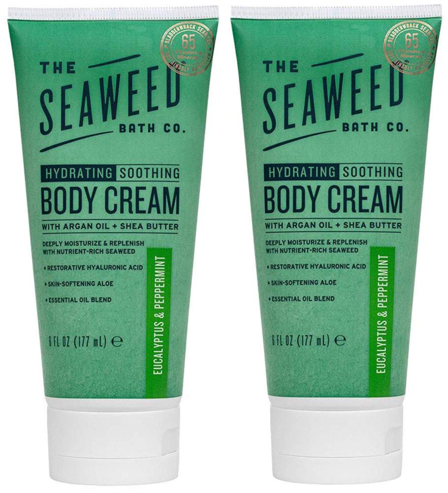 SEAWEED BATH CO Eucalyptus Peppermint Body Cream 6 FZ