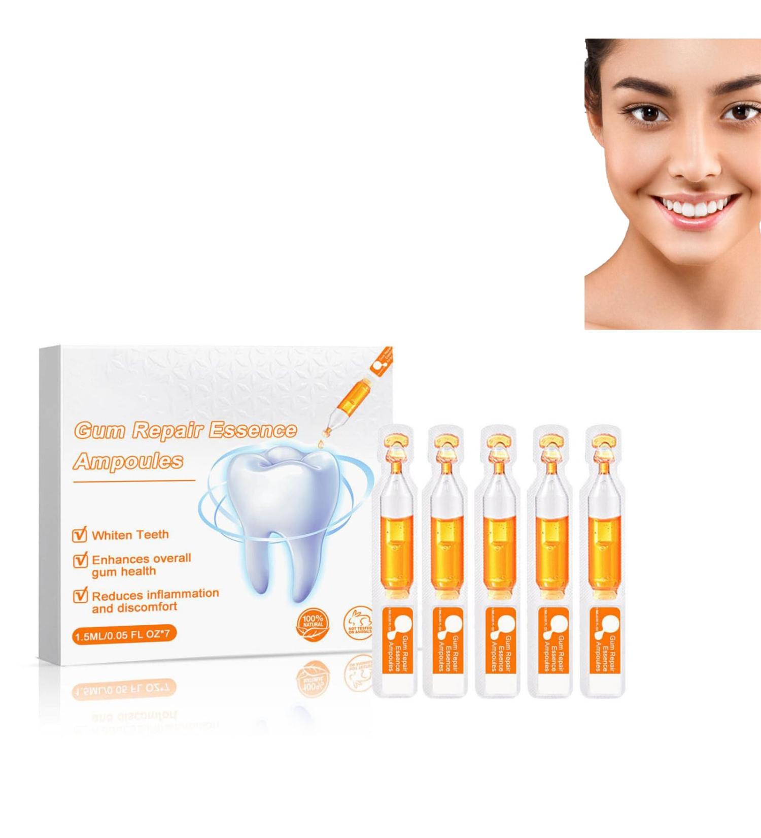 Toothpaste & Gum Repair Essence Ampoules - Oral Treatment for Healthy Gums & Mouth Care - Buy Online on GoSupps.com