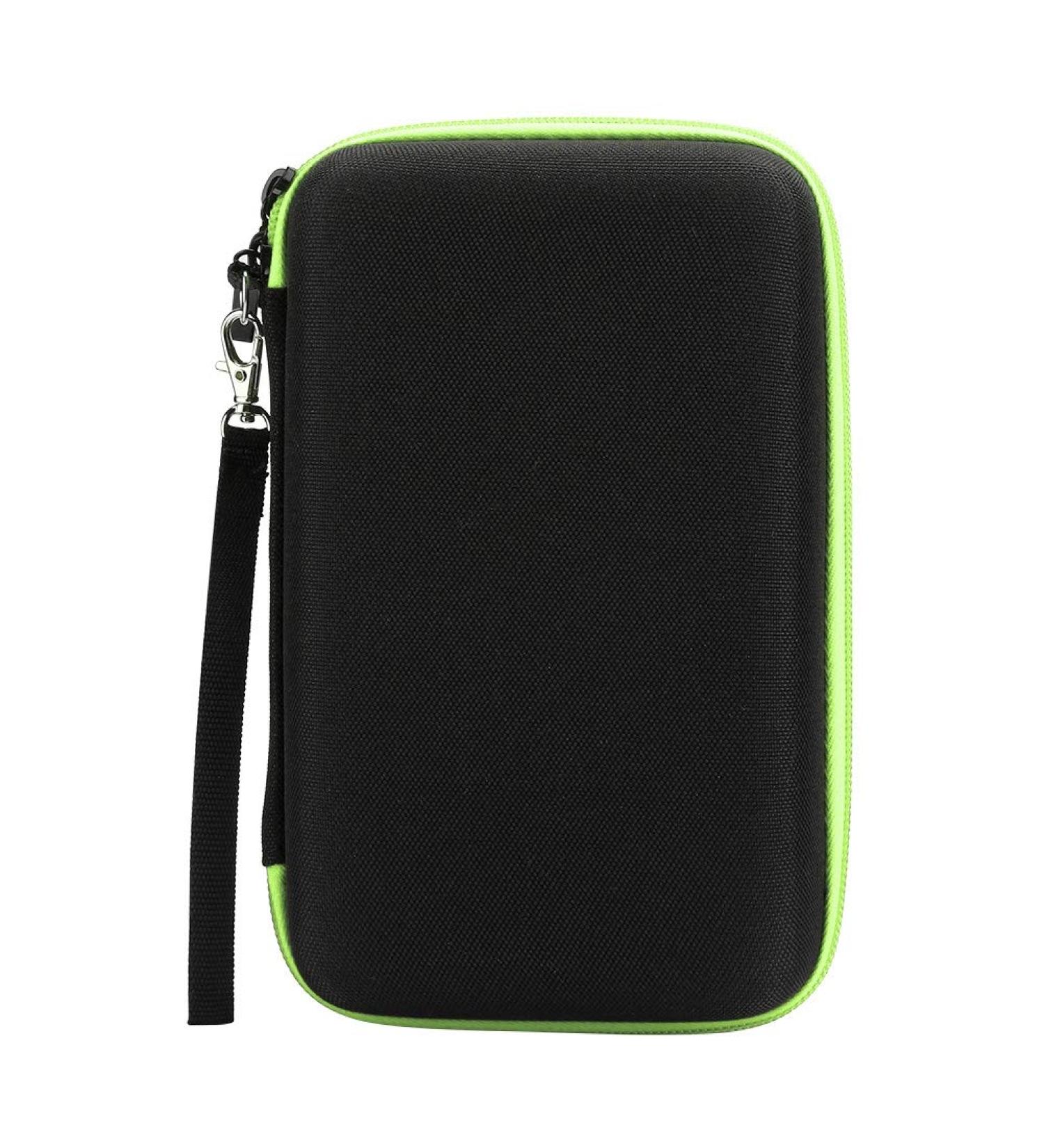 Shaver Storage Bag Waterproof Lightweight Designed forOneblade - Easy Organizer Mesh Bag for Accessories (Black Green) - Buy Online on GoSupps.com