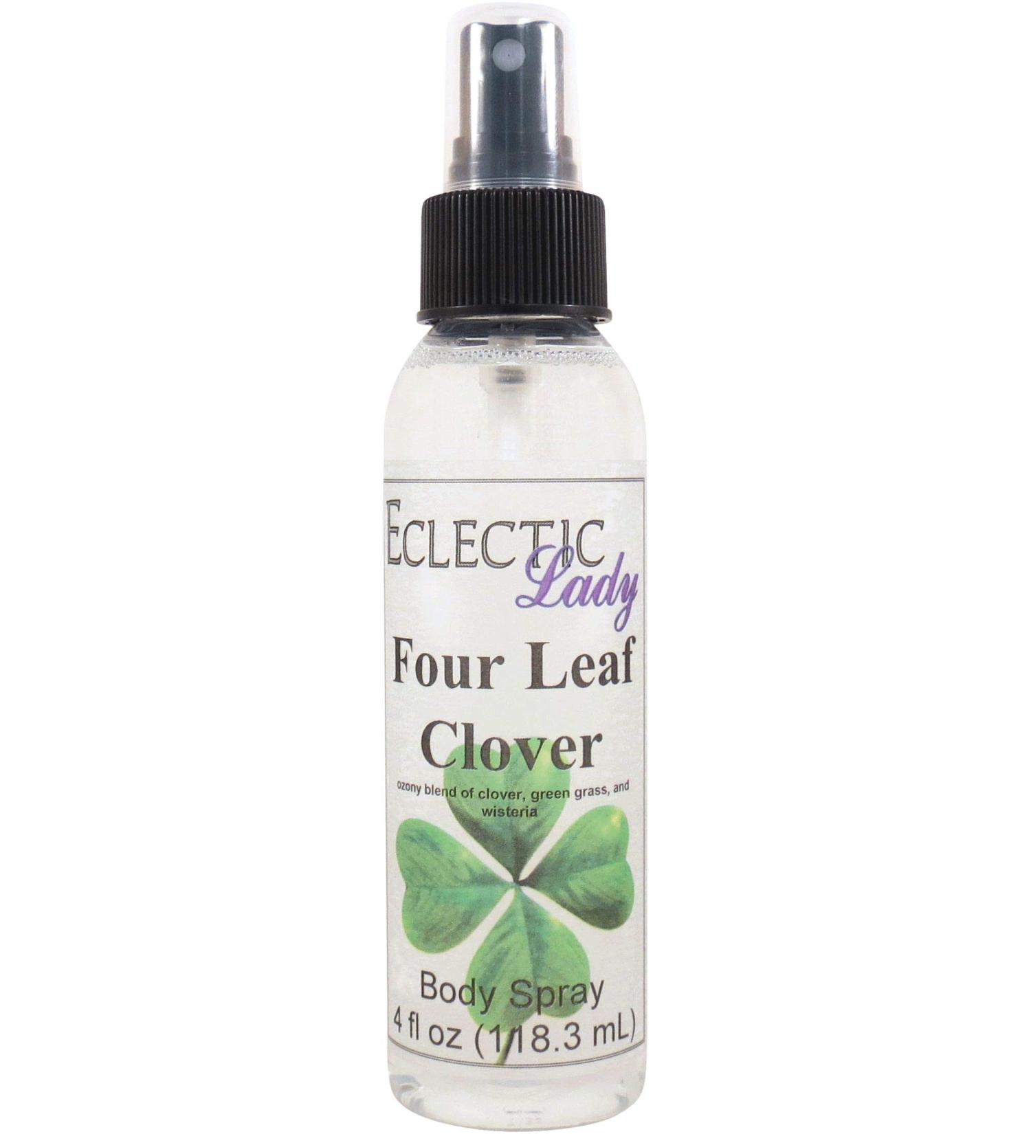 Four Leaf Clover Body Spray 4 ounces Body Mist for Women with Clean Light & Gentle Fragrance Long Lasting Perfume with Comforting Scent for Men & Women Cologne with Soft Subtle Aroma For Daily 4 Fluid Ounces - Buy Online on GoSupps.com