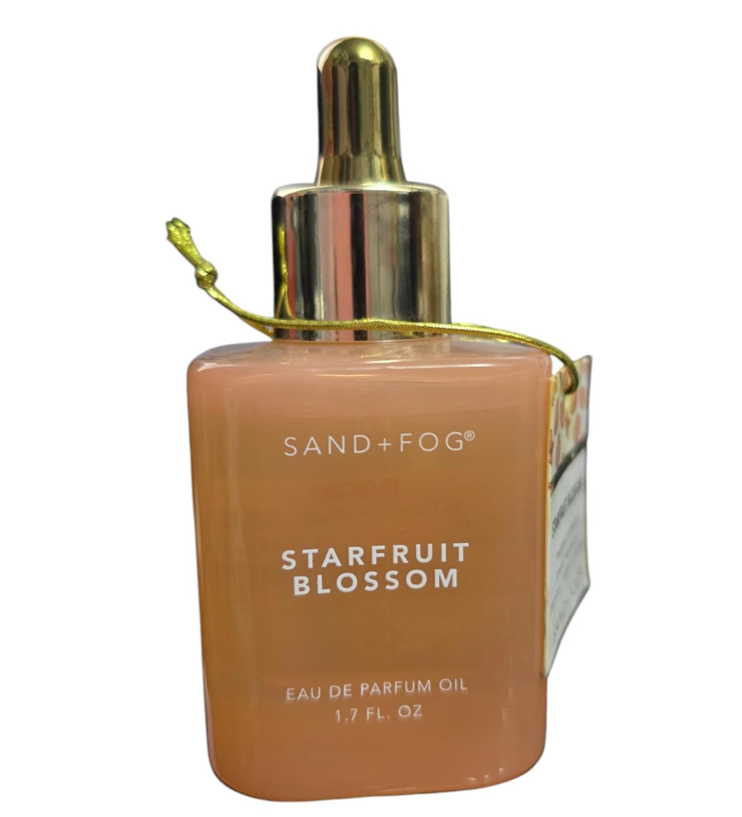 Sand and Fog Starfruit Blossom Eau de Parfum Dropper Oil for Women With Notes Of Lemon Rosemary Coconut Sugar & Nutmeg 50 ml 1.69 FL OZ Unboxed
