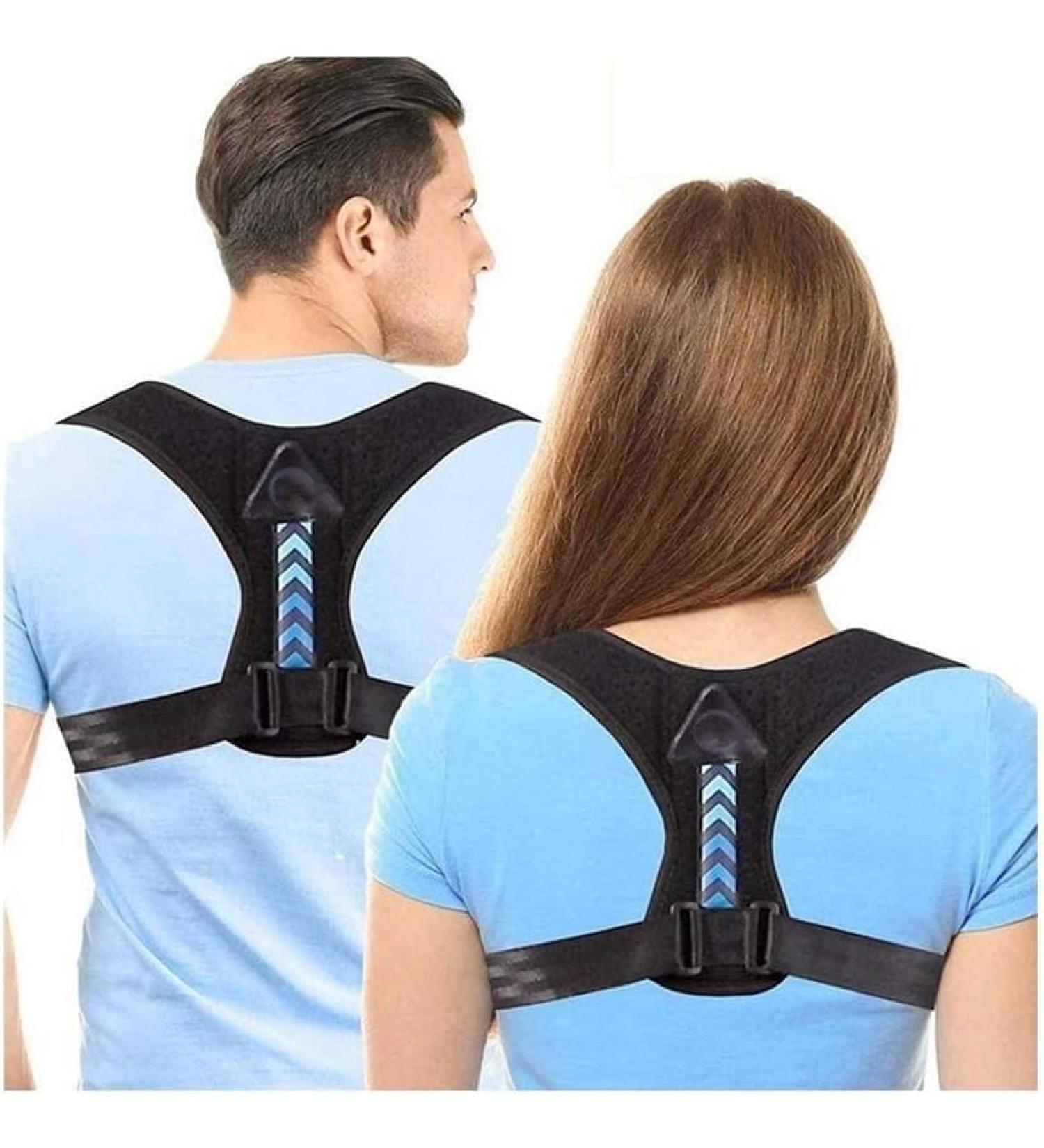 2Pcs Posture Corrector for Men and Women Spinal Support Back Brace Improve Bad Posture Back Shoulder Neck Pain Relief Adjustable Lumbar Shoulder Support Belt Strap Medium - Buy Online on GoSupps.com