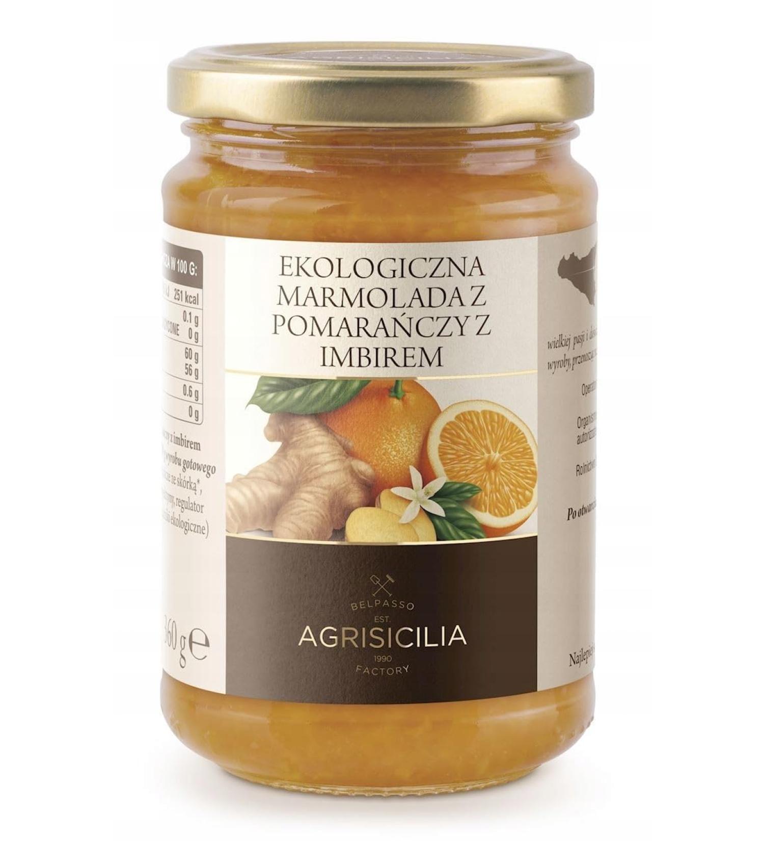 Agrisicilia Orange Mermalade with Organic Jelly 360 g - Buy Online on GoSupps.com
