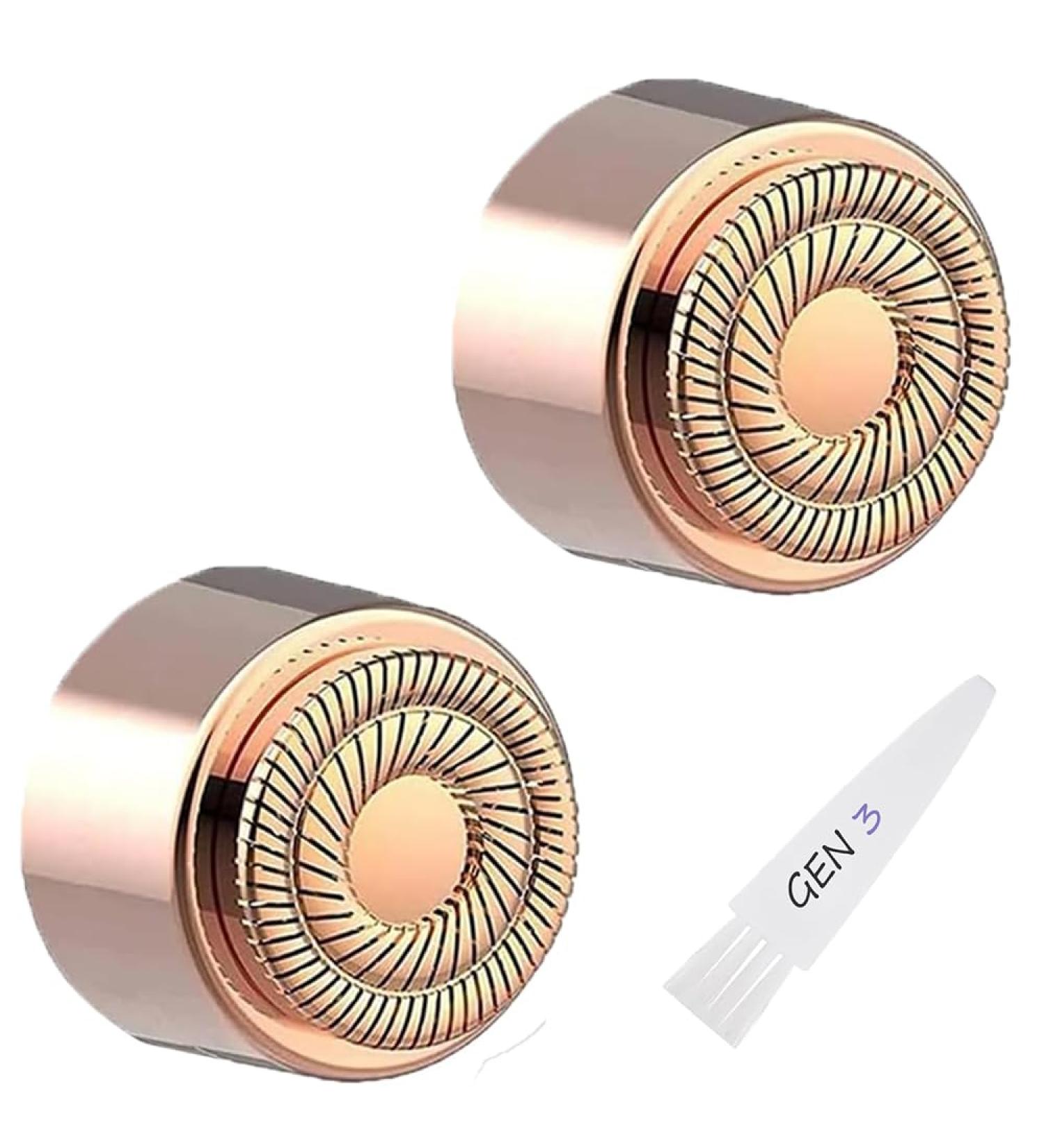 Generation 3 Facial Hair Remover Replacement Heads - 2 Pack for Finishing Touch Flawless Hair Removal - Buy Online on GoSupps.com
