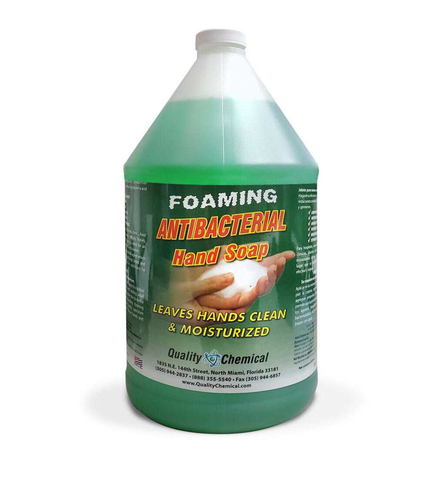 Quality Chemical Antibacterial Liquid Foaming Hand Soap Refill - Antibacterial Hand Soap Refill Refill Soap for Handwashing and Sanitizing 128 oz (Pack of 1) - Buy Online on GoSupps.com