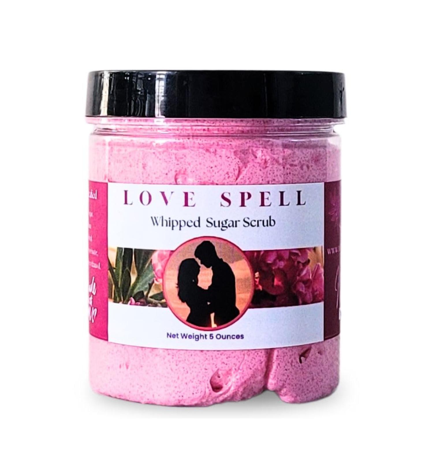 Love Spell Whipped Sugar Scrub Soap 5 oz | Balance & Relaxation | International Shipping - Buy Online on GoSupps.com