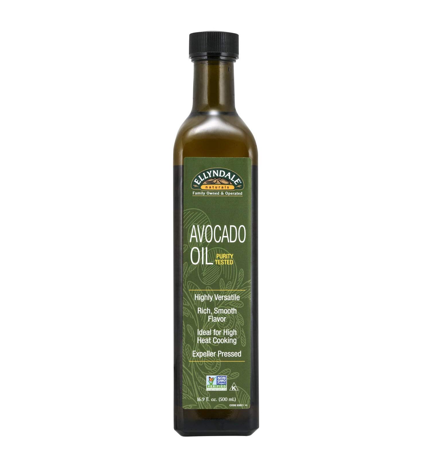 NOW Foods Avocado Cooking Oil 16.9oz Glass Bottle | Rich Smooth Flavor | High Heat Cooking | Expeller Pressed | Non-GMO Certified - Buy Online on GoSupps.com
