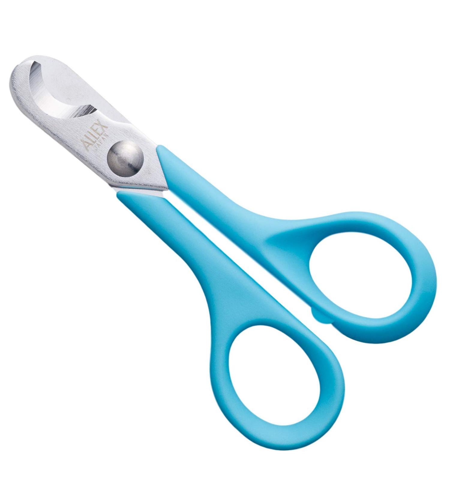 ALLEX Large Pill Splitter Scissors | Japan-Made Tablet and Pill Cutter | Cuts up to 0.47 Inches | Blue Color | Easy to Use - Buy Online on GoSupps.com