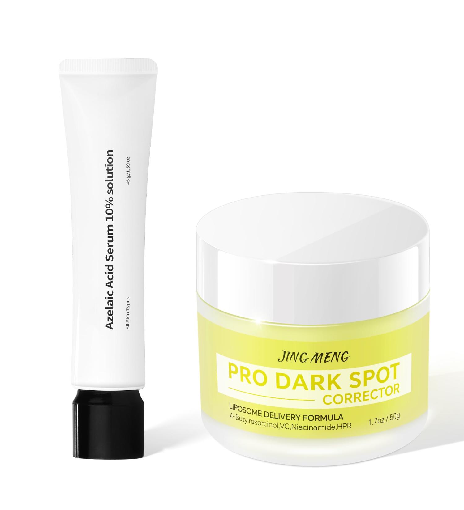 Dark Spot Corrector Serum with 10% Azelaic Acid & Niacinamide - Acne Rosacea Pore Refining & Redness Relief - Buy Online on GoSupps.com