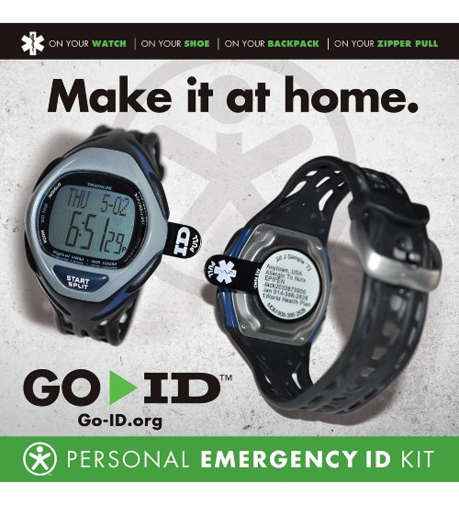 Buy Emergency Medical ID Kit (Medium Green Stainless) - Essential Health & Safety Gear for Travelers - Buy Online on GoSupps.com