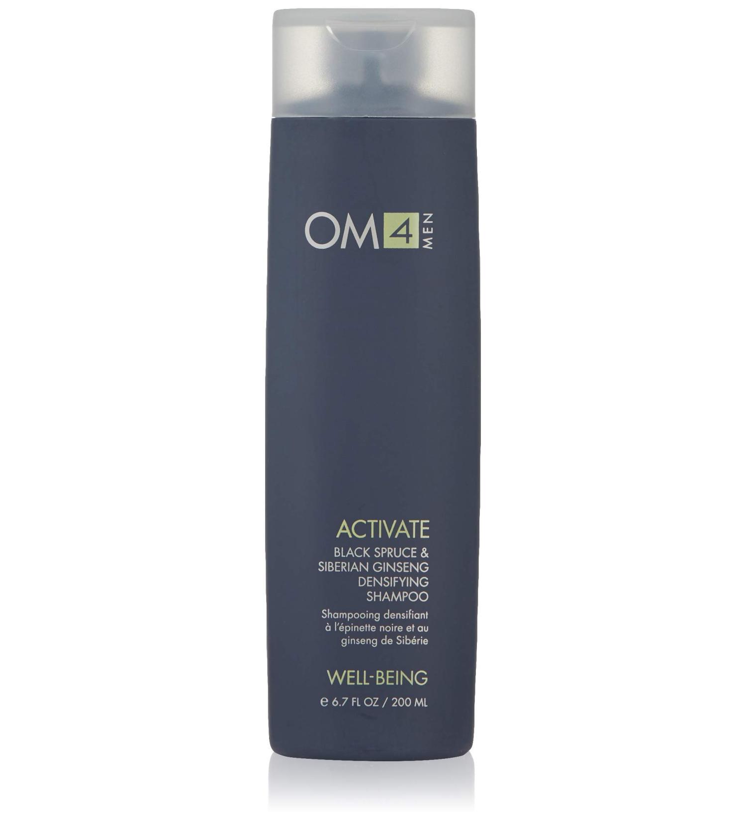 OM4 Activate Hair Densifying Shampoo - Black Spruce & Siberian Ginseng | Nourish & Stimulate for Fuller Hair - International Shipping Available - Buy Online on GoSupps.com