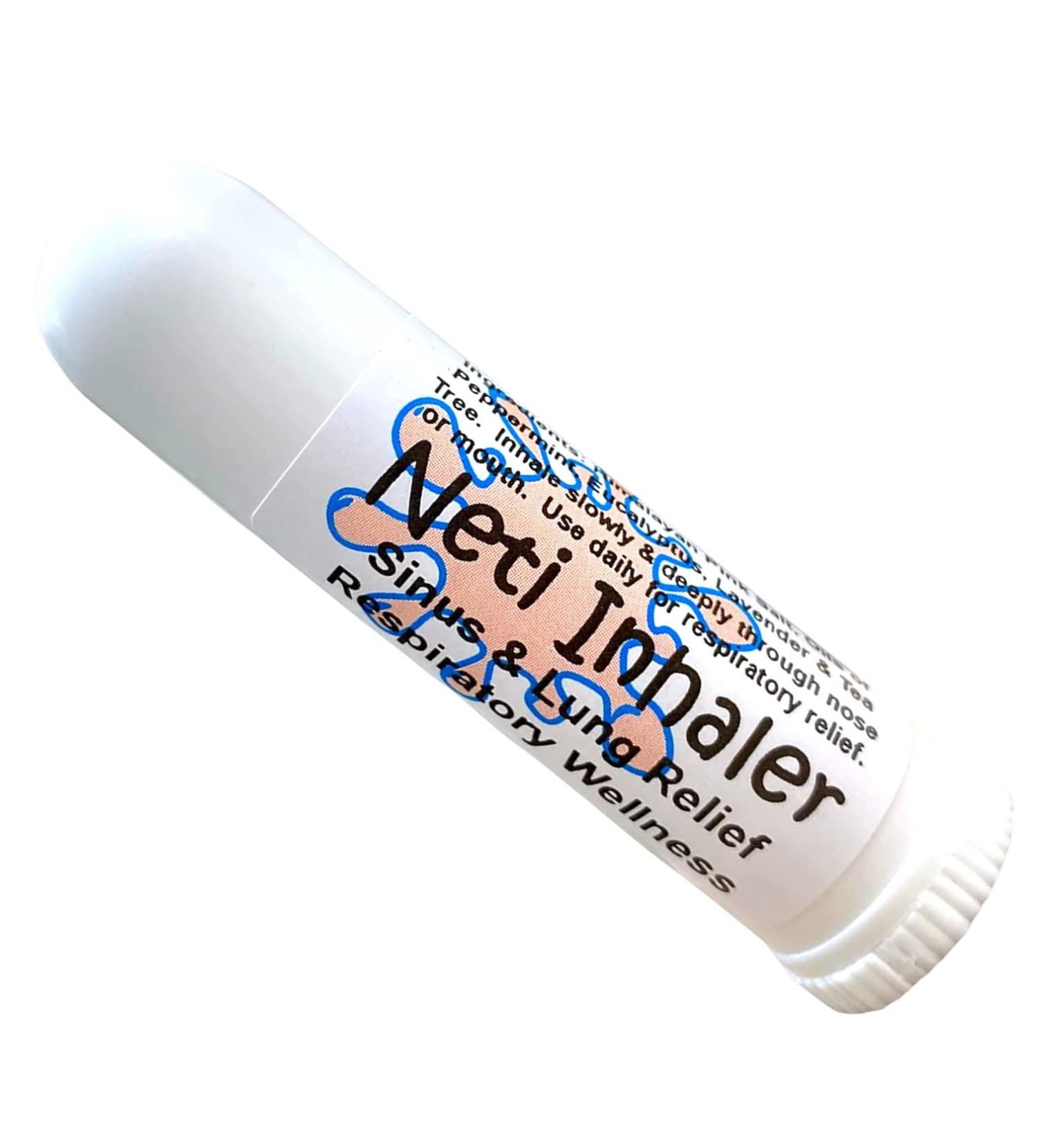 Urban ReLeaf Neti Salt Air Relief Inhaler - Fast Relief for Sinus & Lung with Himalayan Salt - 100% Natural Vegan, USA Made - Buy Online on GoSupps.com