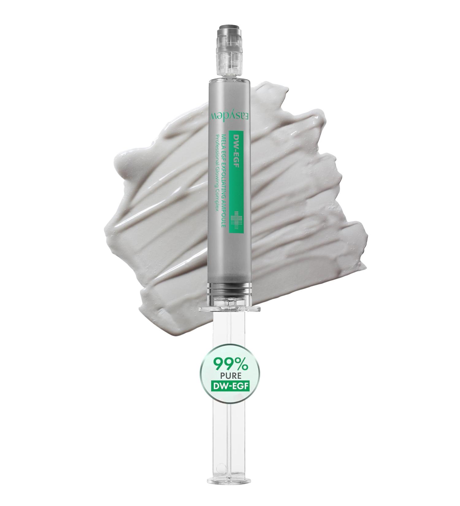 Easydew Mela EGF Exfoliating Ampoule - Age-Defying Face Serum with Black Bee Propolis Niacinamide AHA BHA & LHA - Korean Skin Care for Pore Buildup & Skin Barrier Repair (Pump 0.27 fl oz) - Buy Online on GoSupps.com