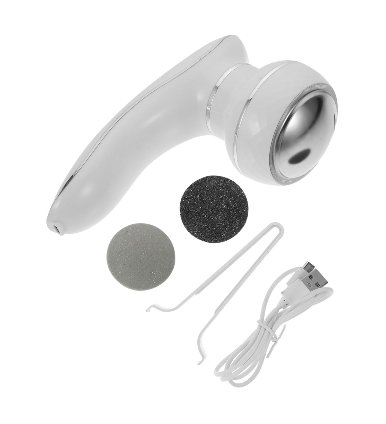 Housoutil 1set Electric Foot Callus File for Feet Travel Pedicure Tools Feet Remover Foot Hard Skin Scrubber Pedicure Tools for Callus Remover Nursing White Abs Electronic Foot File - Buy Online on GoSupps.com