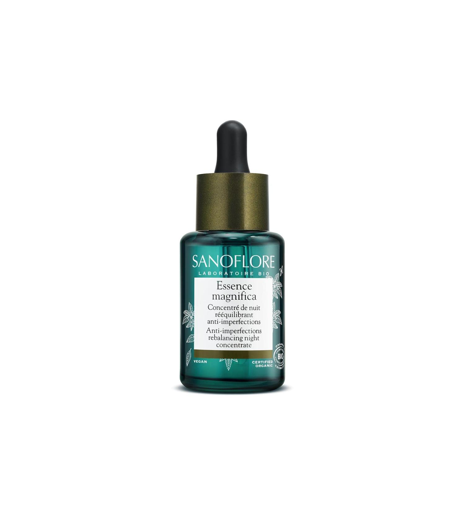 Sanoflore Essence Magnifica Organic Rebalancing Botanical Night Concentrate 30ml - Buy Online on GoSupps.com