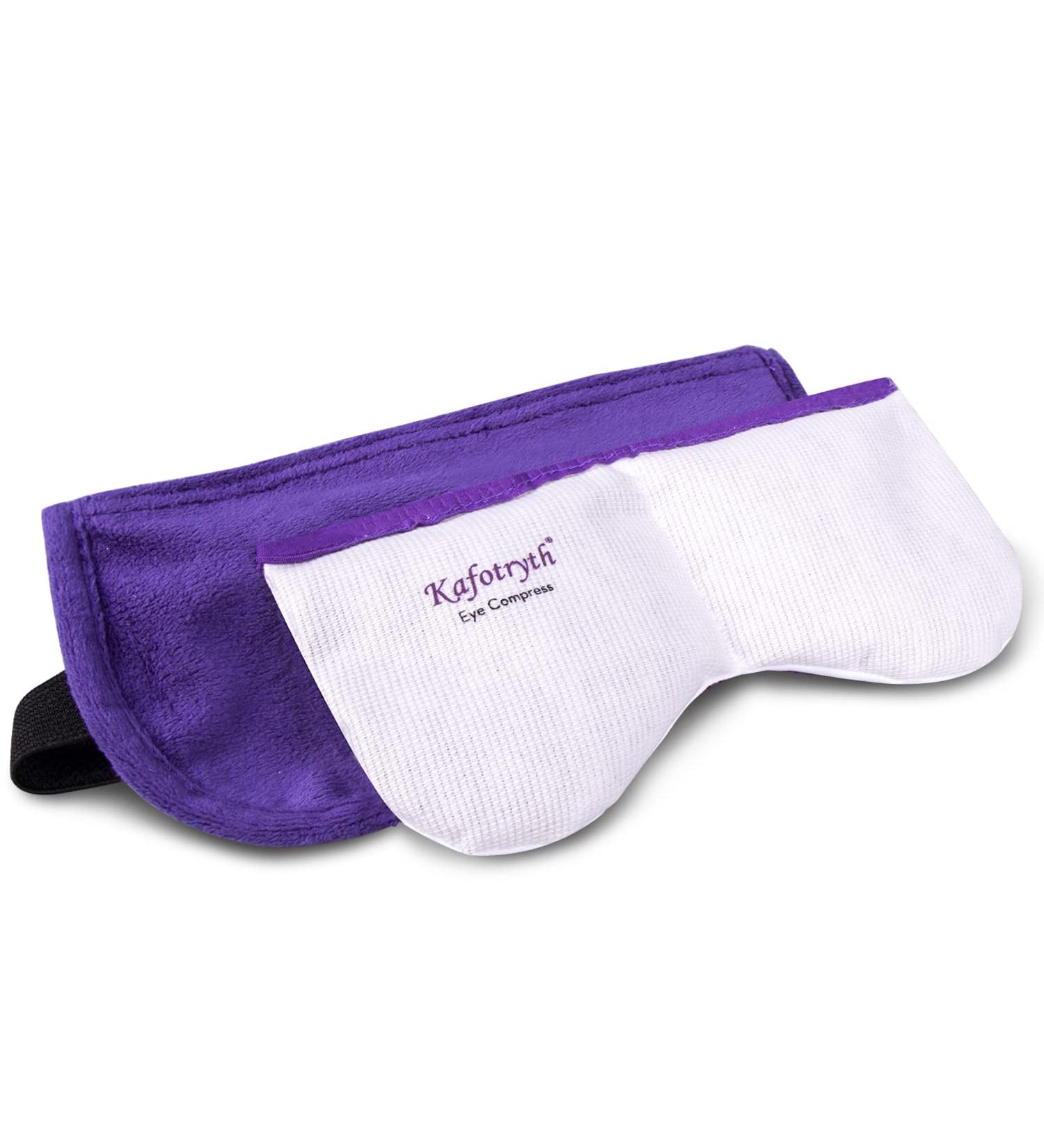 Moist Heated Eye Mask | Microwavable, Detachable & Reusable | Relieves Dry Eye, Itchiness, Blepharitis | Purple - Buy Online on GoSupps.com