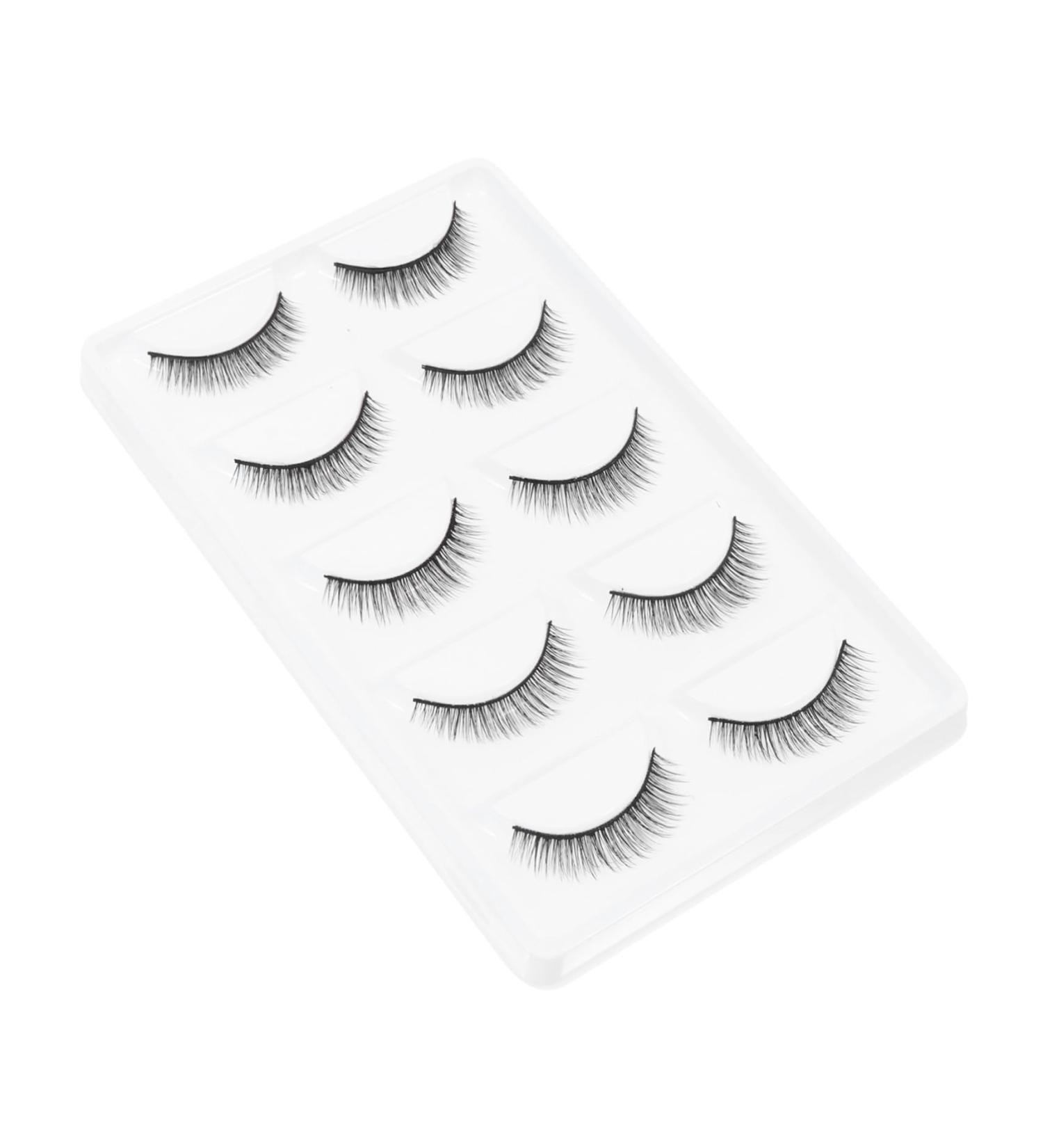Beavorty 10 Pairs short false eyelashes natural look eyelashes Art Eyelashes Dense Eyelashes Faux Dramatic Eyelashes lashes Makeup Eyelash make up 3d Accessories artificial fiber - Buy Online on GoSupps.com