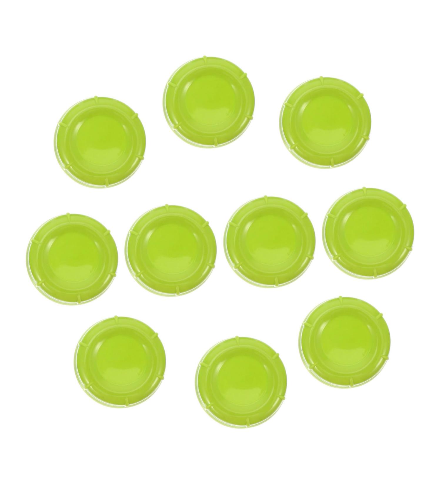 Vaguelly 10pcs Baby Bottle Seal Cap Lids Travel Organiser Flow Girls Baby Bottle Lid Replacement Kit Narrow Neck Feeding Bottle Caps Supply Food Girl Child Bottles Green 4.3x4.3x1.5cm - Buy Online on GoSupps.com