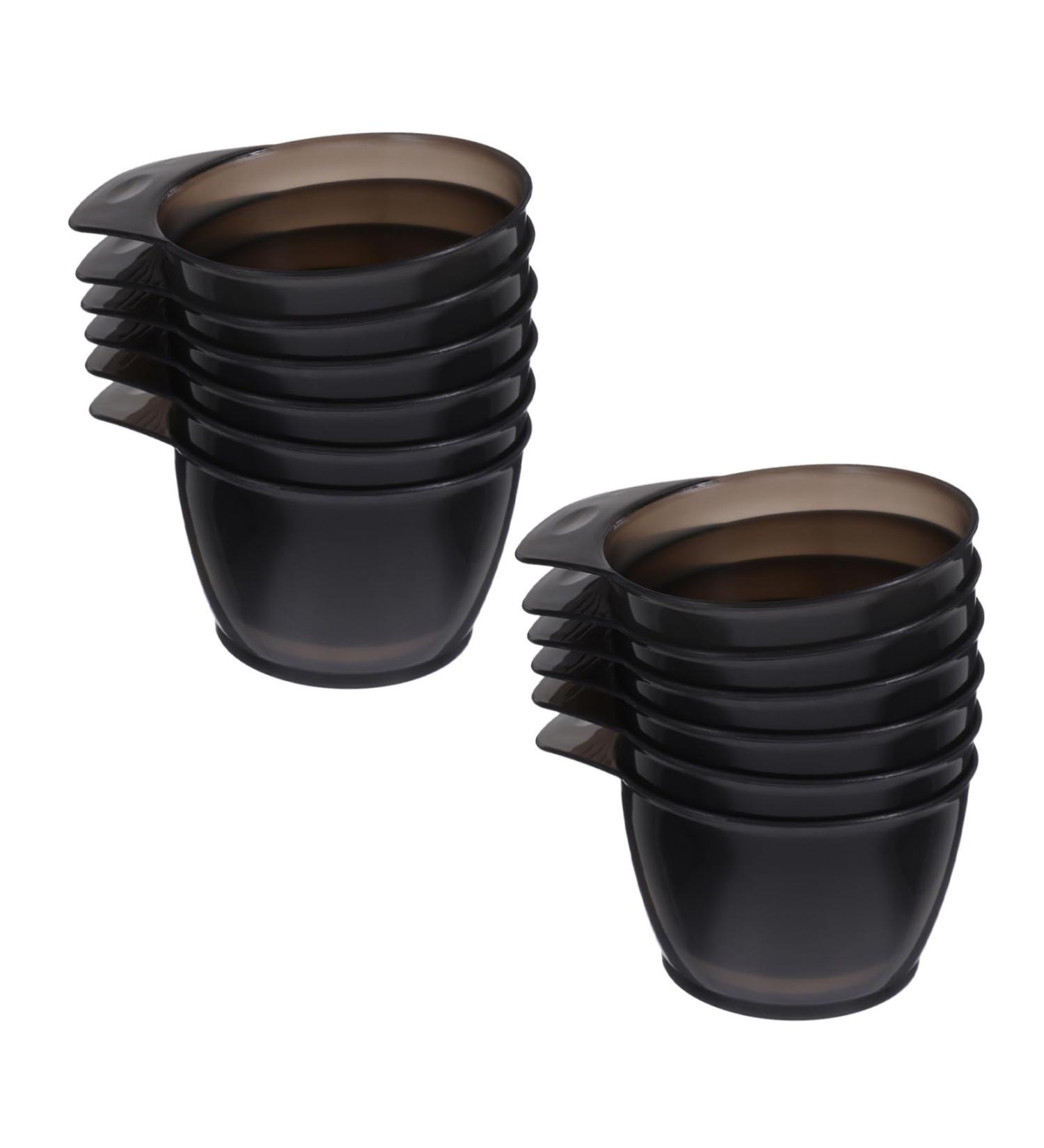 Mikinona 12 Pi ces Bols de Teinture Plastique pour Salon Bols M langeurs R sistants pour Coloration et D coloration des Cheveux Outils Professionnels pour Coiffeurs et Usage Domestique - Buy Online on GoSupps.com