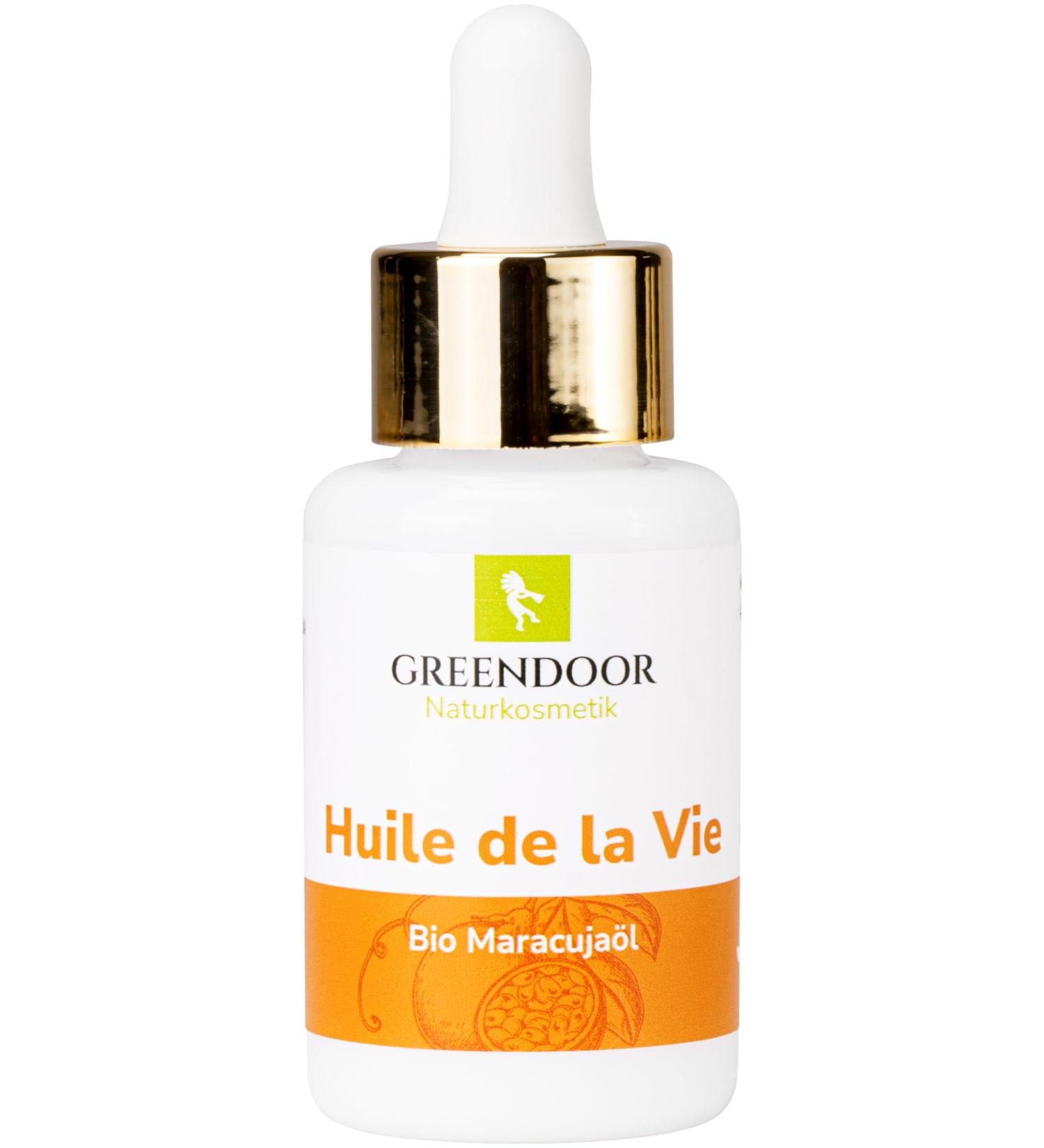 Greenendoor Organic Maracuja Oil - Cold-Pressed Vegan Body & Facial Care - Skin Regeneration Anti-Wrinkle Neck & Cleavage - Natural Cosmetics 100% Nature (30ml) - Buy Online on GoSupps.com