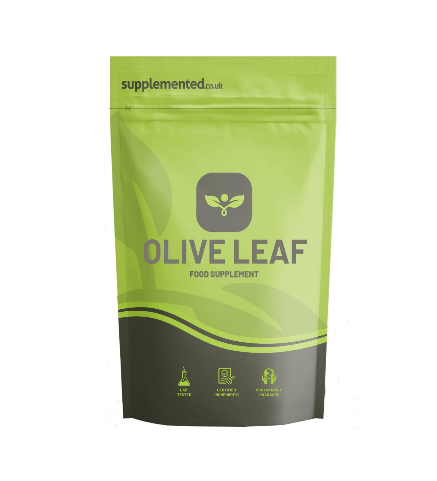 180 Olive Leaf Extract 1000mg Tablets - UK Made, Pharmaceutical Grade Vegan Supplement - Buy Online on GoSupps.com