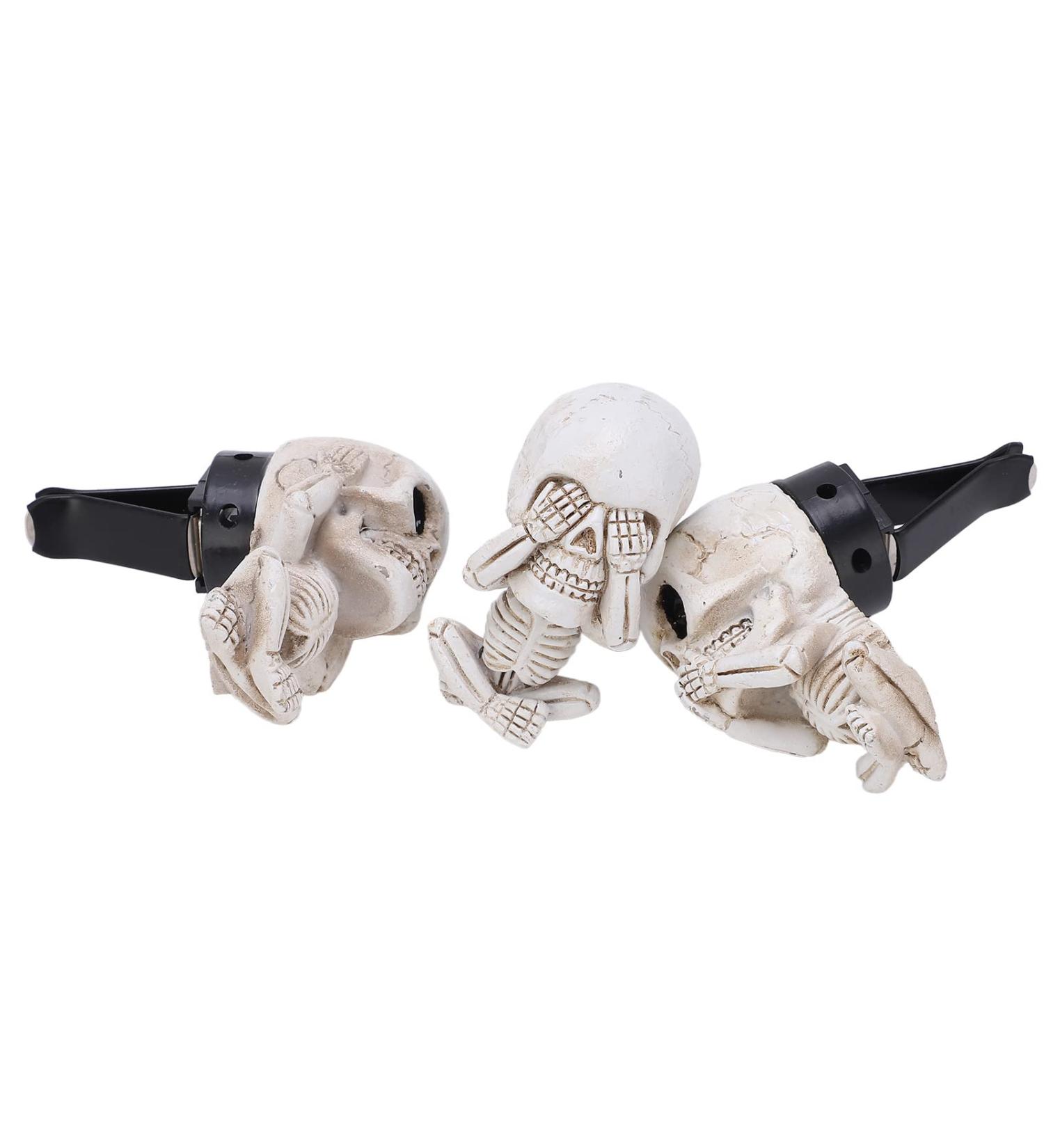 Yusat Skull Design Auto Air Freshener | Durable Synthetic Resin | Easy Installation | Fresh Car Smell for International Shipping - Buy Online on GoSupps.com