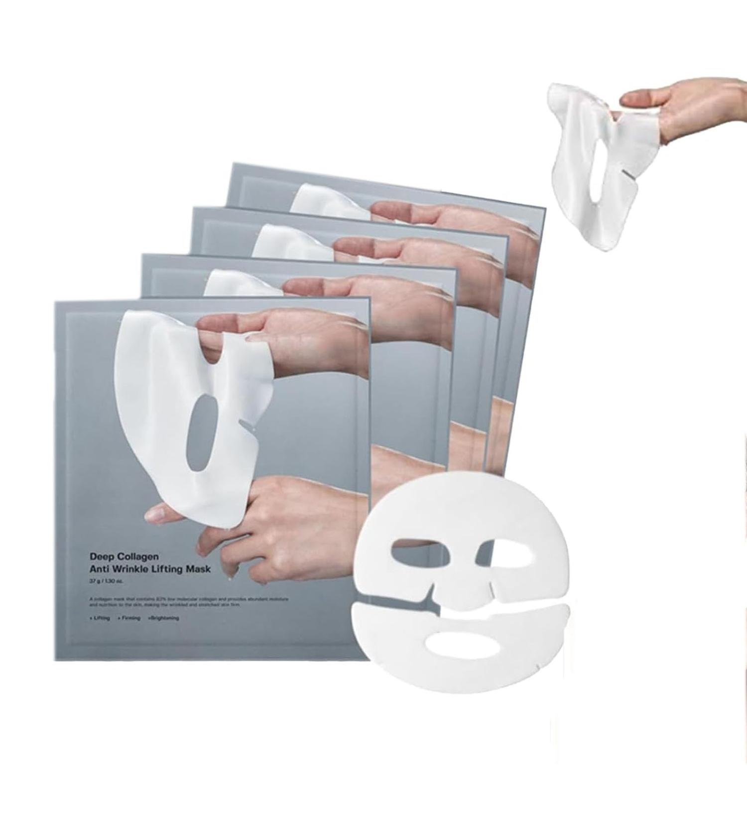 Skinglo Biocollagen Deep Mask | Hydrating Glow & Anti-Aging Facial Sheet Mask | 1 Box Collagen Boost - Buy Online on GoSupps.com