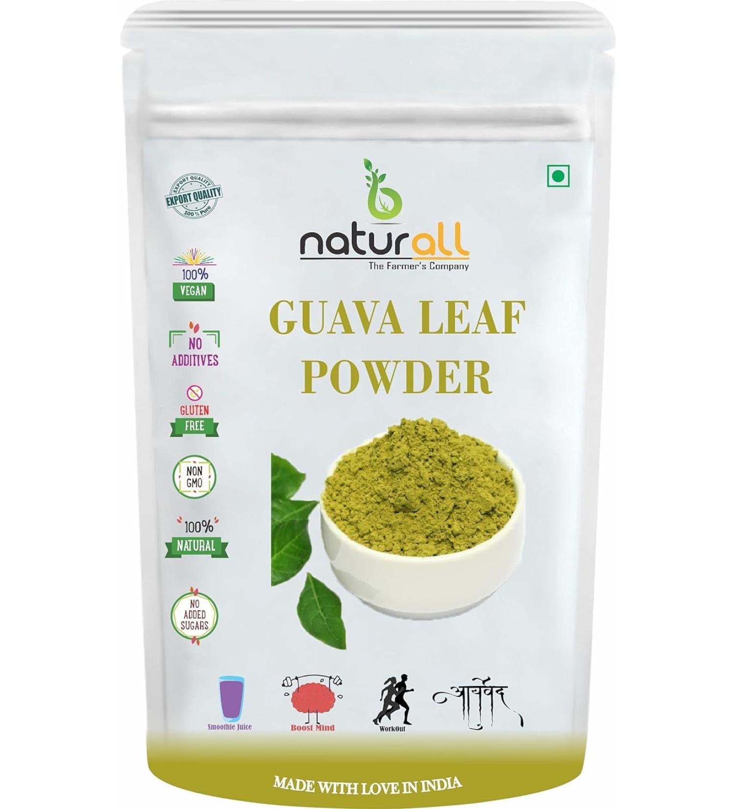 ASTA Guava leaves Powder| Psidium Guajava | Guava leaf | Amrood Patti Powder - 500 GM X 2 1 kG