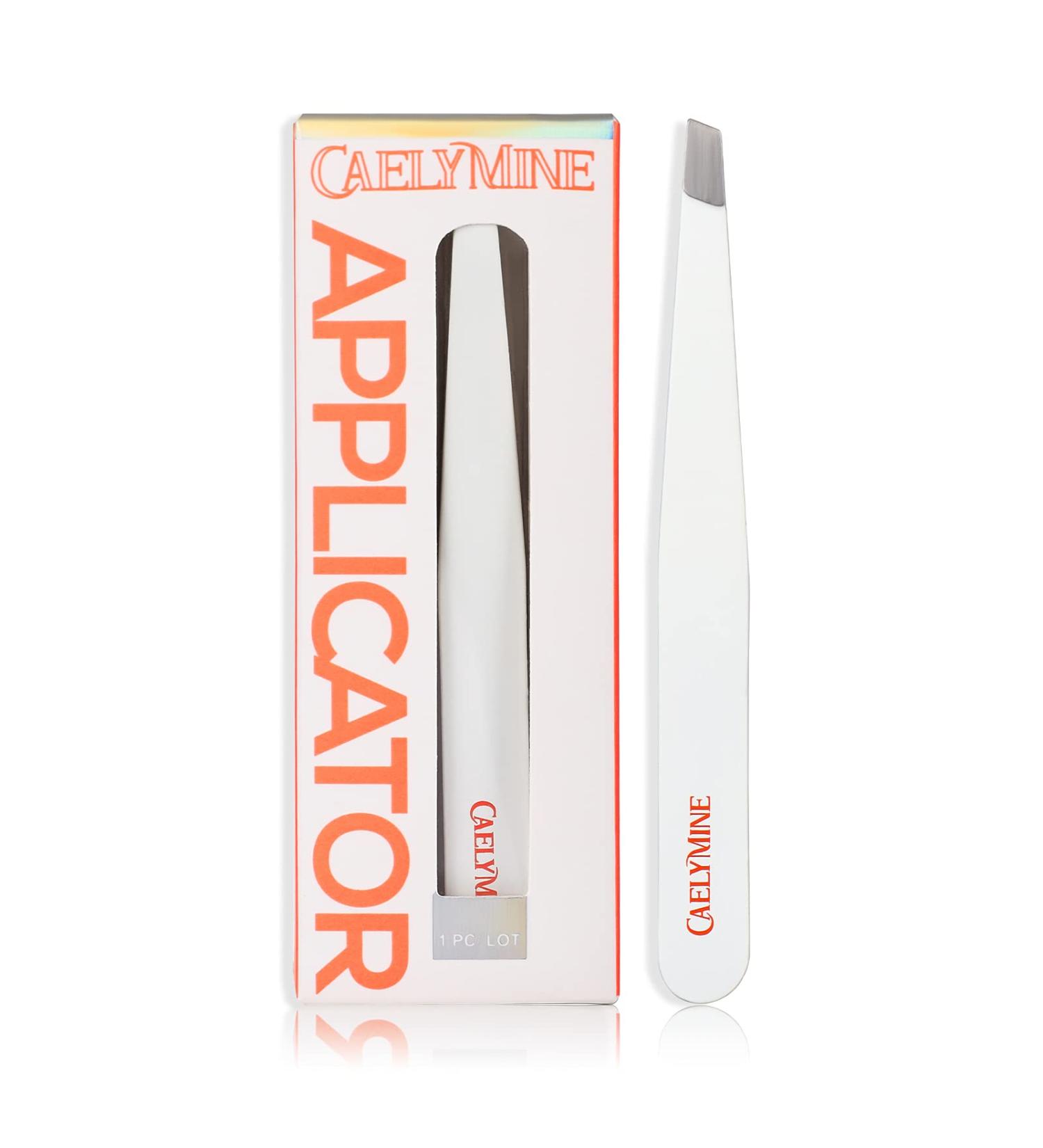 CAELYMINE Precision Tweezers for Eyelashes and Facial Hair Removal - Stainless Steel, White - Women & Men - Buy Online on GoSupps.com