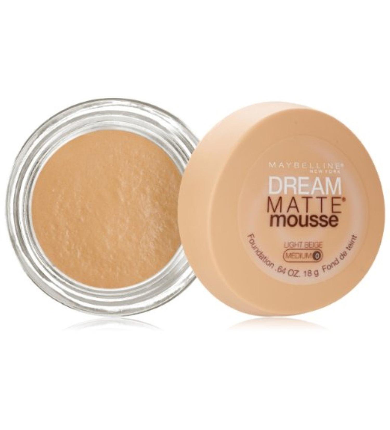 Maybelline Dream Matte Mousse Foundation Light Beige 0 0.64 oz (Pack of 3)