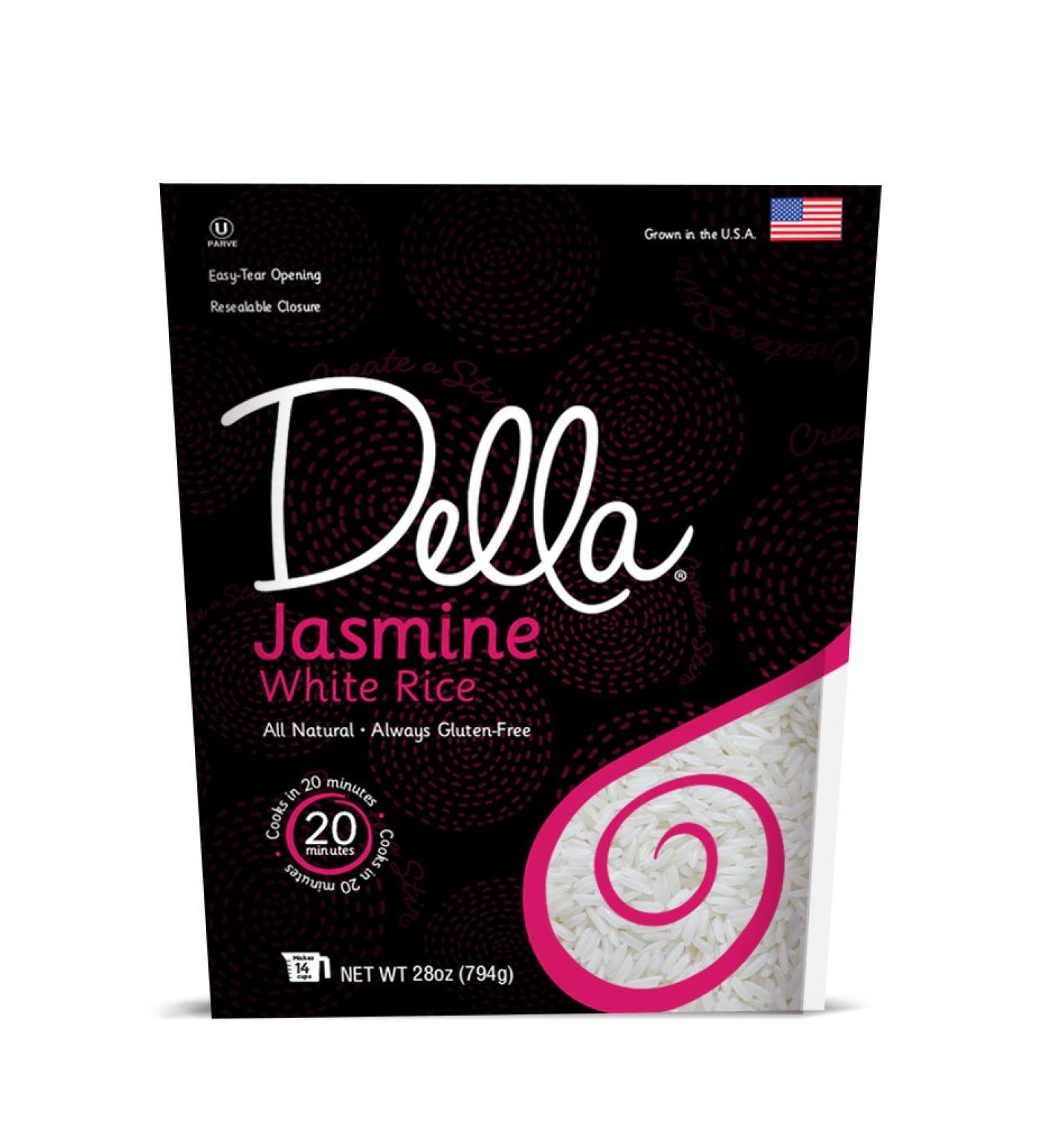 Della Gourmet Jasmine White Rice - All-Natural, Fat & GMO Free - 28 oz (Pack of 6) - Buy Online on GoSupps.com