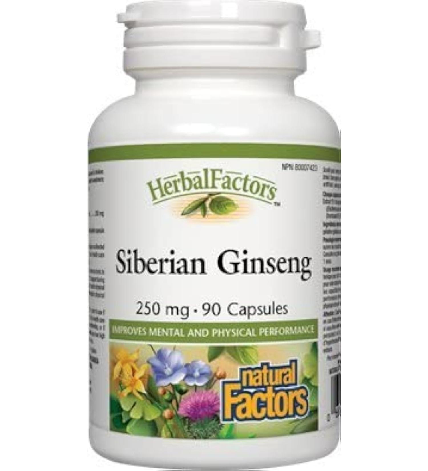 Natural Factors Siberian Ginseng Extract 90 - Buy Online on GoSupps.com