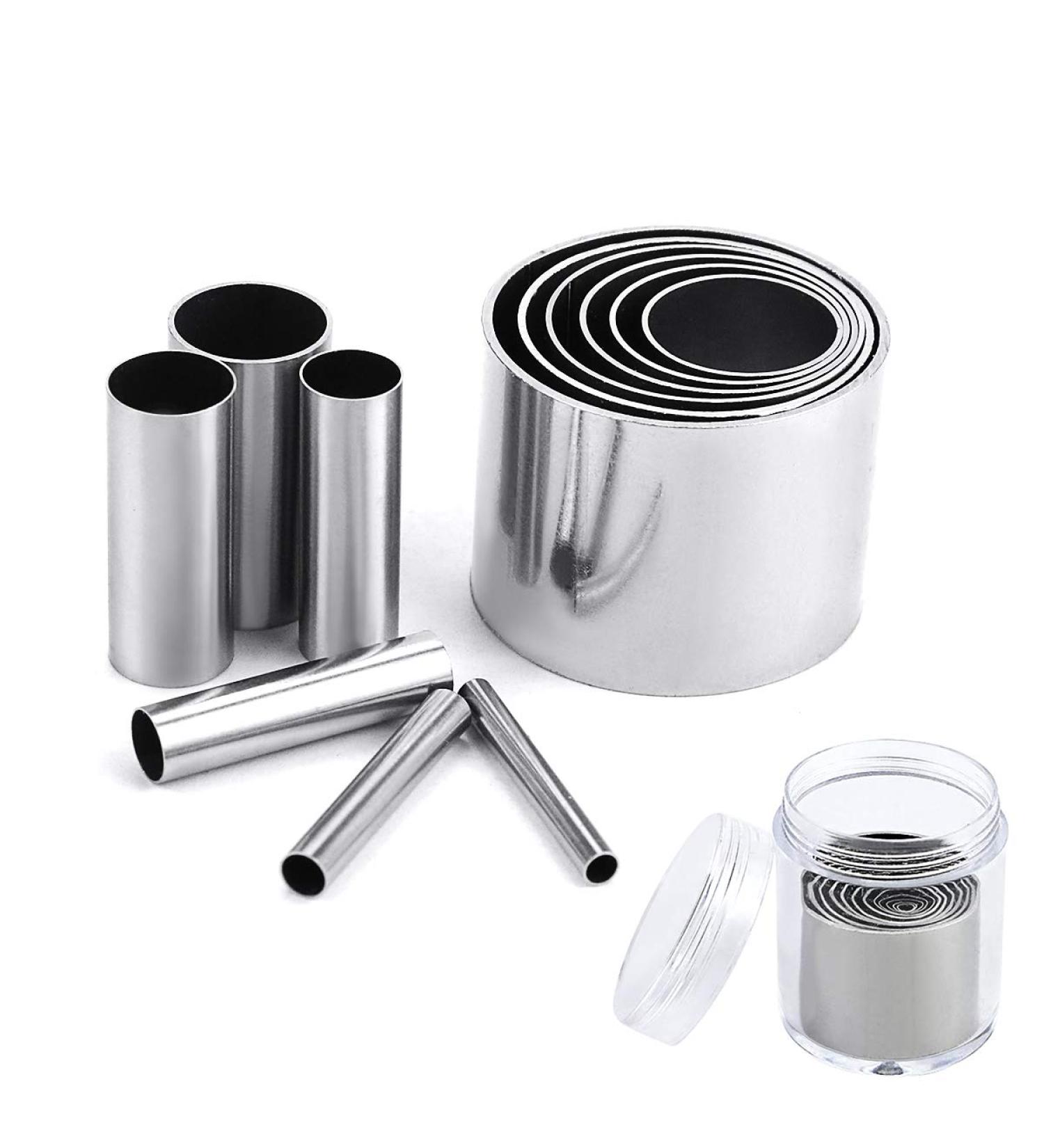 Fireboomoon 12 PCS Stainless Steel Hollow Punch Cutter Set with Storage Case - Round Circle Cutters for Polymer Clay and Pottery Crafts - Buy Online on GoSupps.com