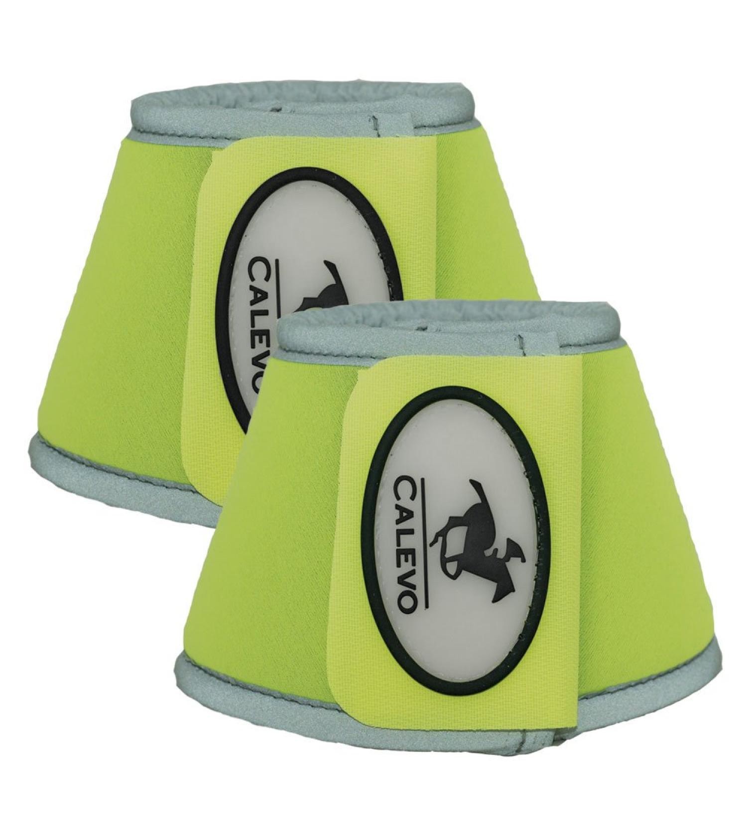 CALEVO - Neoprene Bell Boots Reflect Small Limegreen