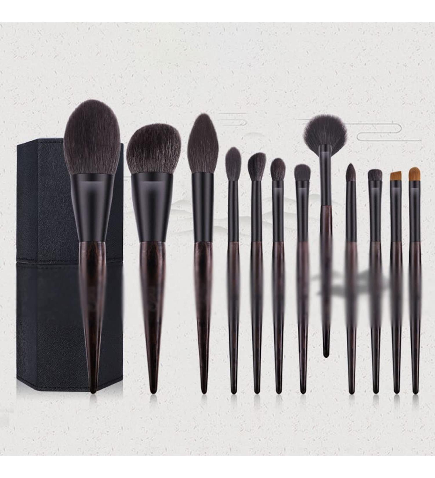12-Piece Complete Brush Set | Concealer Spot & Loose Powder Brushes Ideal for Flawless Makeup Application - Buy Online on GoSupps.com