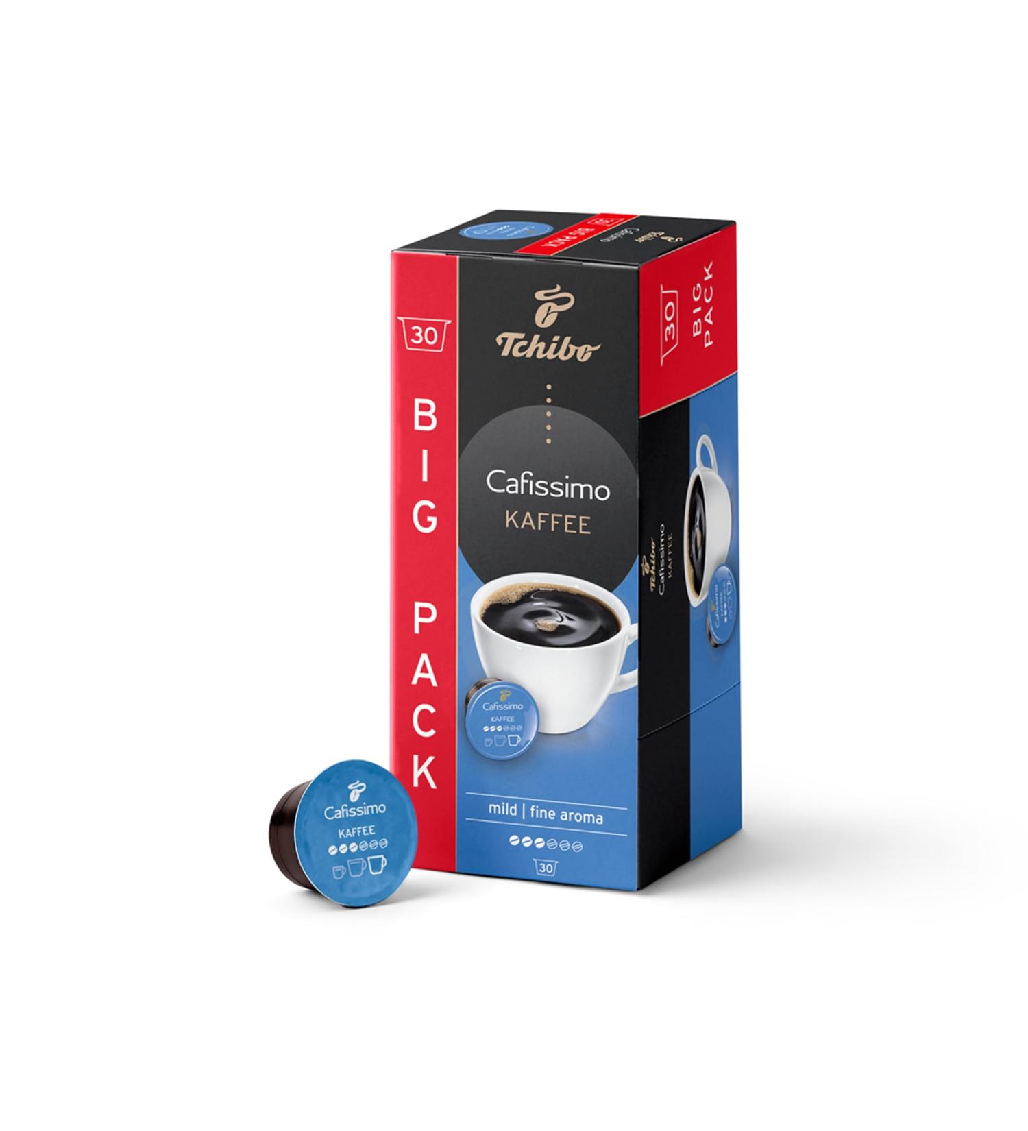 Tchibo Cafissimo Storage box coffee filter coffee mild coffee capsules 30 pieces coffee mild with soft roasting aromas sustainable and fair trade - Buy Online on GoSupps.com