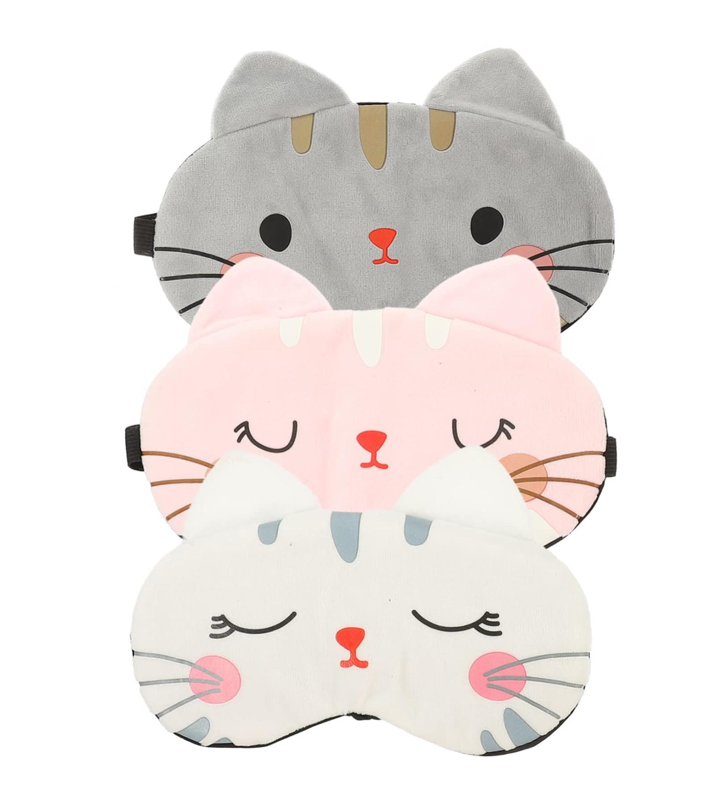 FRCOLOR 3 Pieces Sleep Sleeping Mask sleep mask sleeping mask eye shadow covers eye mask blindfolds for children eye office sleep blindfold women men eye shadow flannel - Buy Online on GoSupps.com