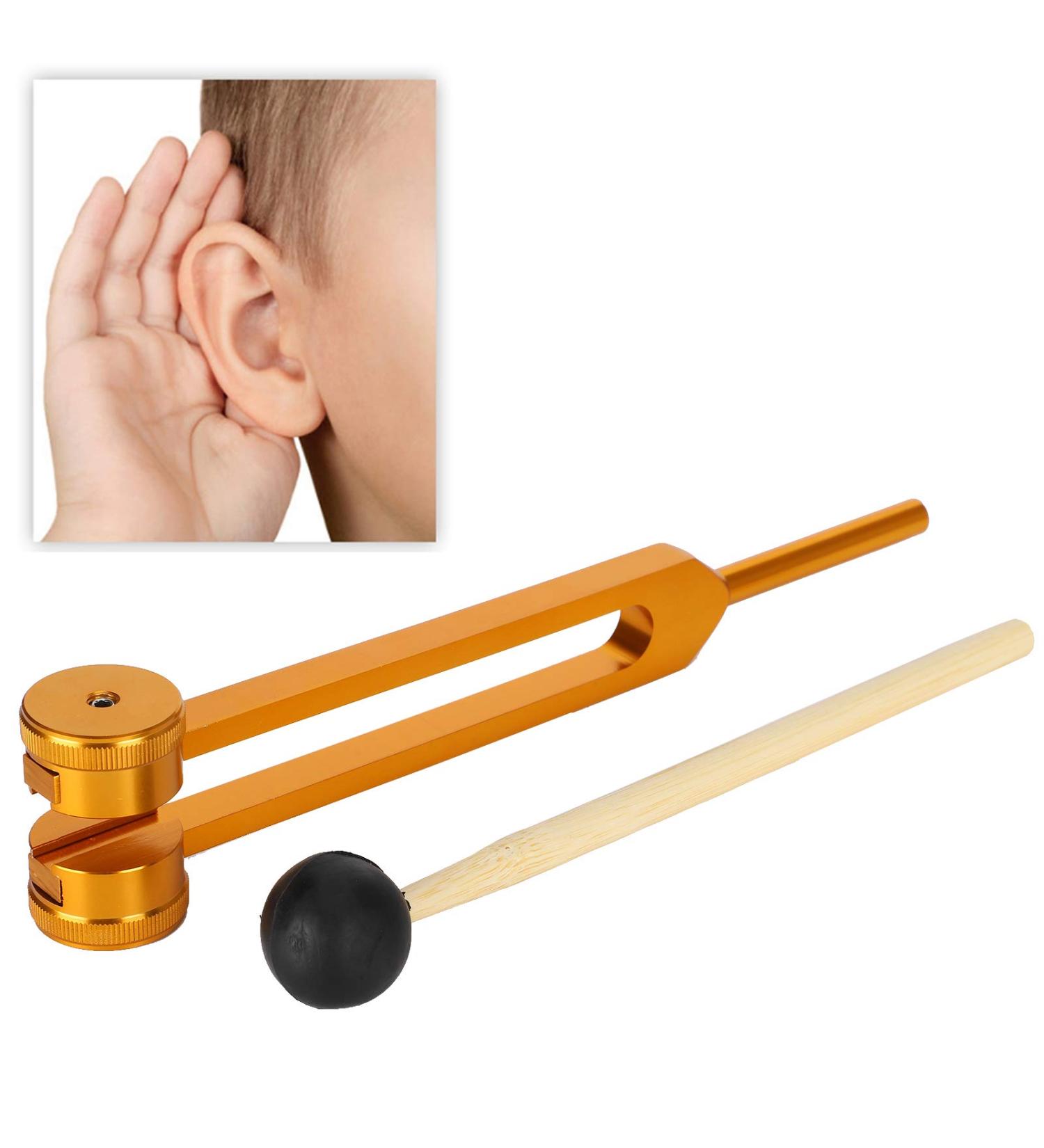 Kids Ear Cleaner Set for Ear Wax Removal | 2-Piece Golden Tuning Fork Set Blue - Buy Online on GoSupps.com