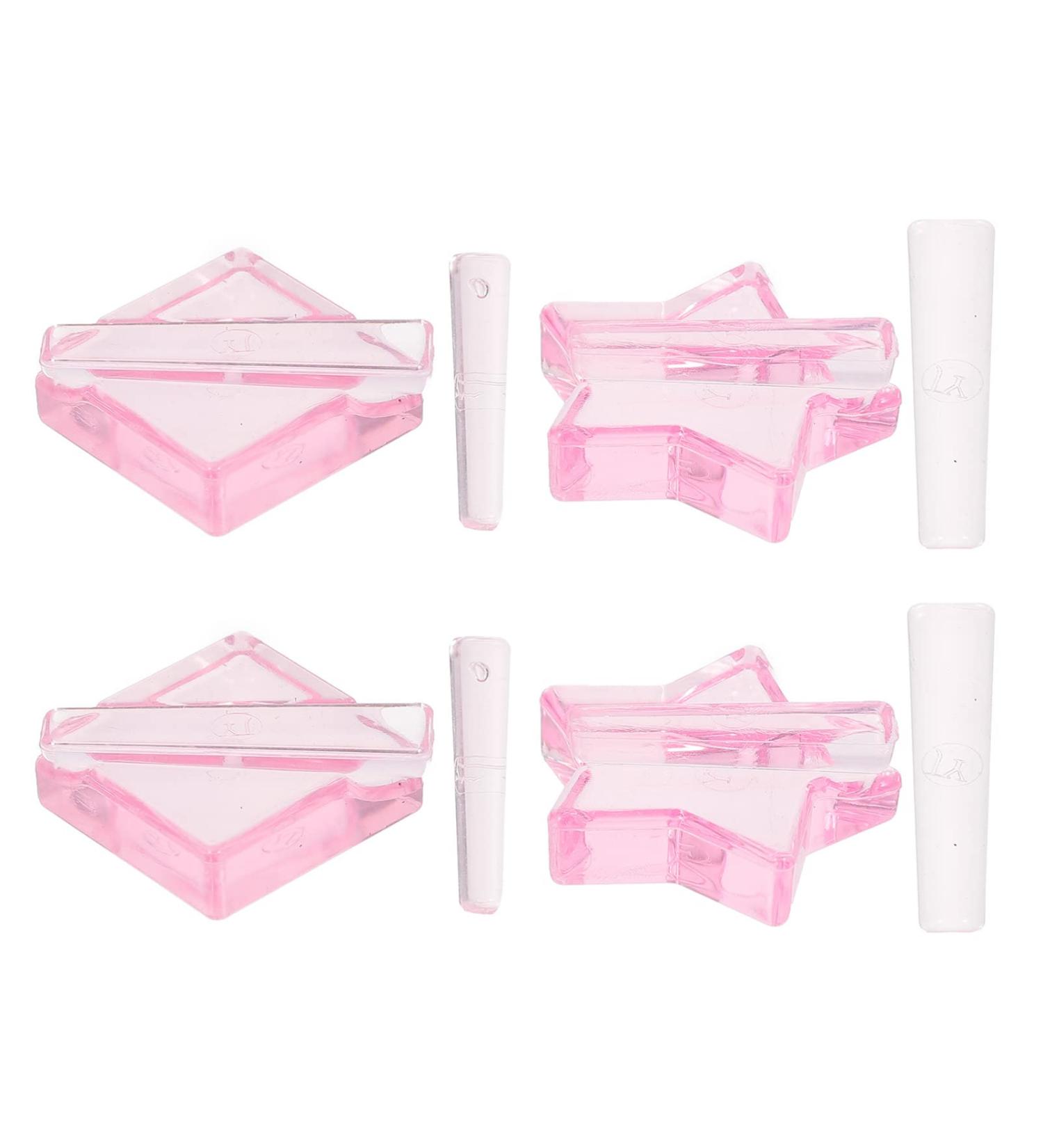 Minkissy 3D Nail Art Mold - DIY Carving Template for Professional Salon Manicure (Pink) - International Shipping Available - Buy Online on GoSupps.com