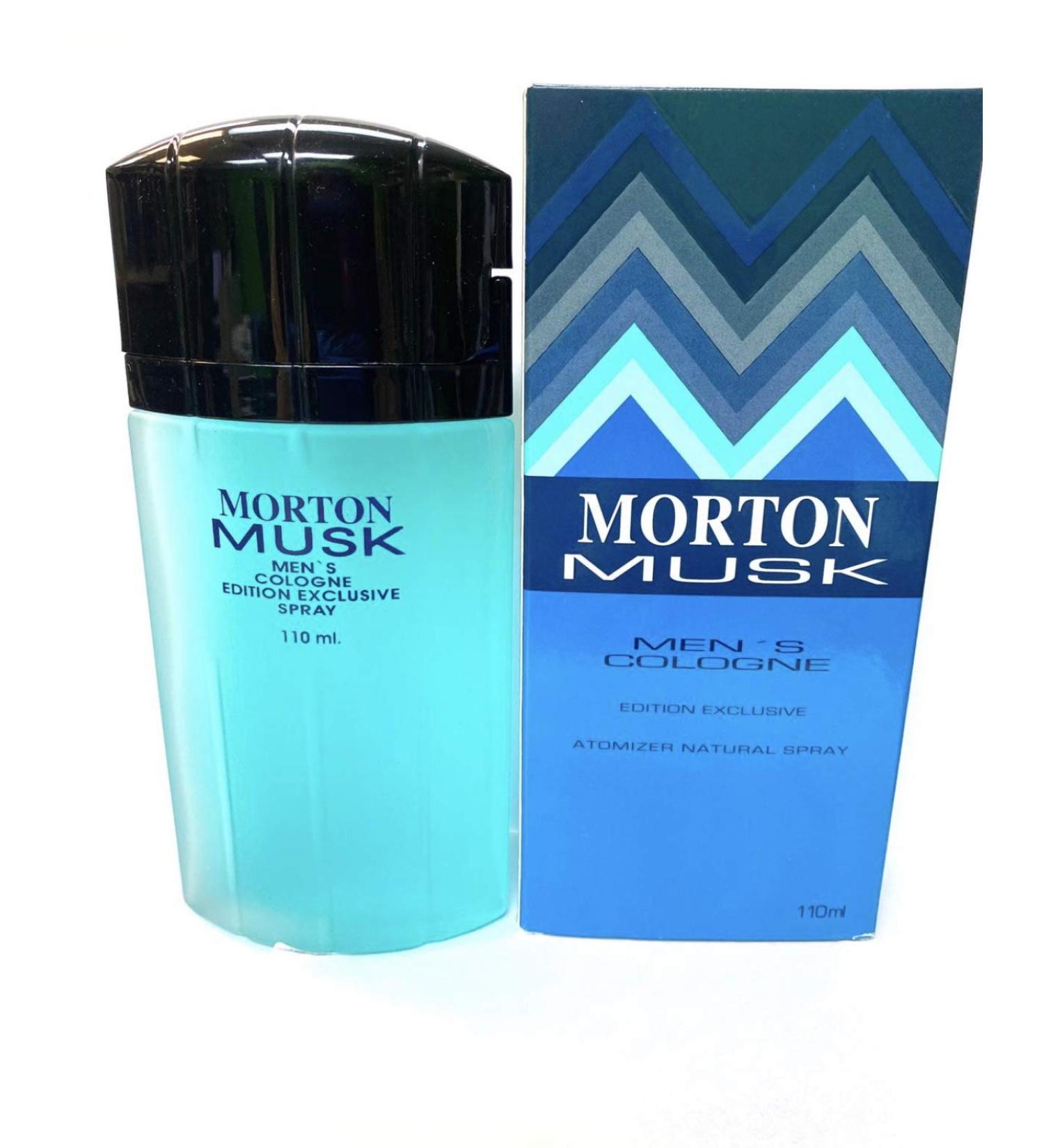 MORTON MUSK MEN'S COLOGNE SPECIAL EDITION ATOMIZER NATURAL SPRAY 110 ML