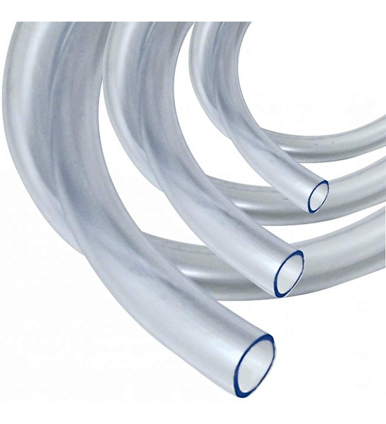 2 METRE of 13mm Inside Diameter x 19mm Outside Diameter - Clear PVC Flexible TUBING Fish Pond HYDROPONICS Plastic Hose Water Pipe Tube Food Grade Heavy Duty PENTECH Moulding CO LTD