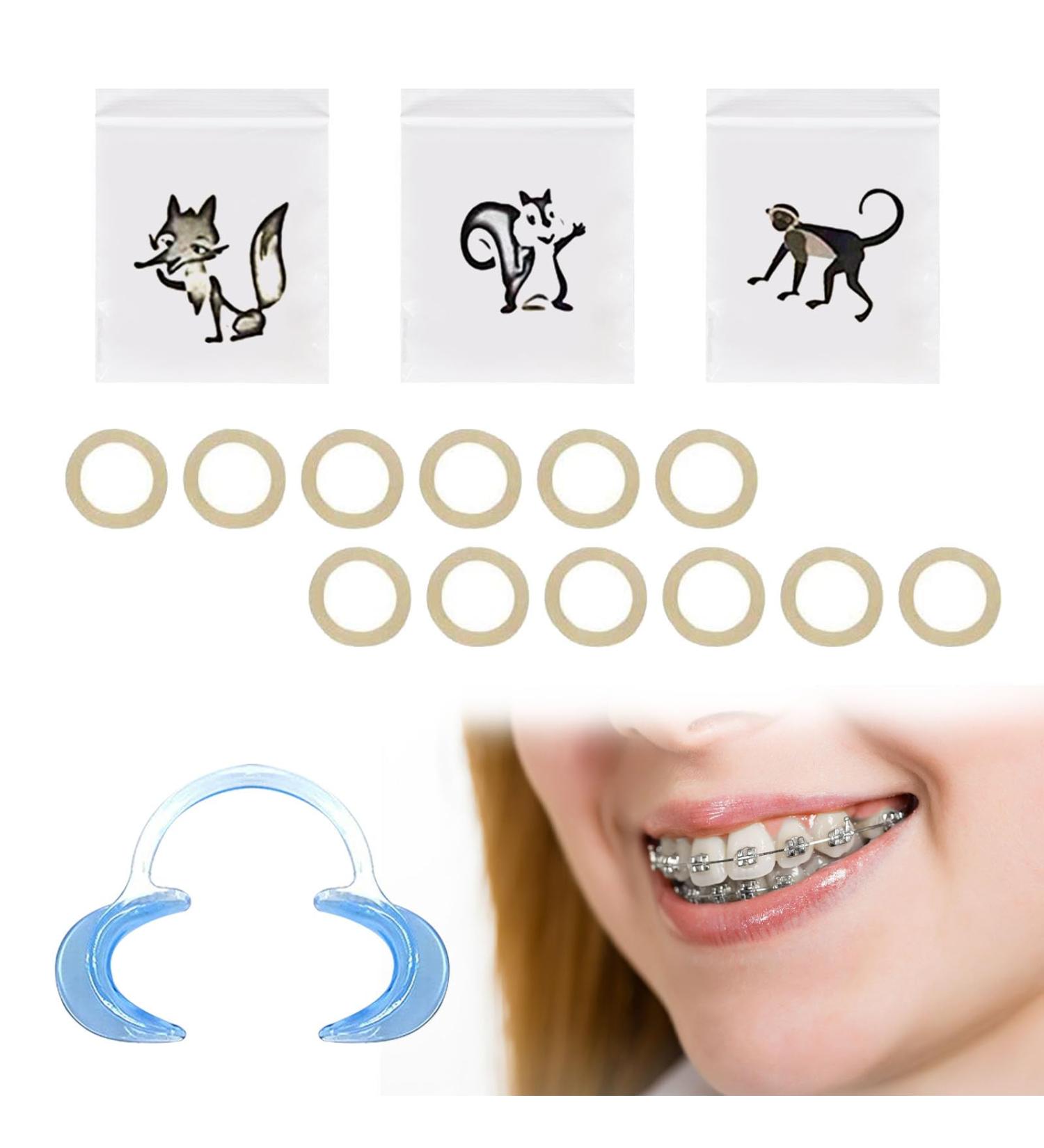 Buy 300PCs Dental Orthodontic Latex Elastics | Elastic Braces Gum & Toothed Gum Pull Tapes | High-Quality Rubber Bands for Orthodontics - Buy Online on GoSupps.com