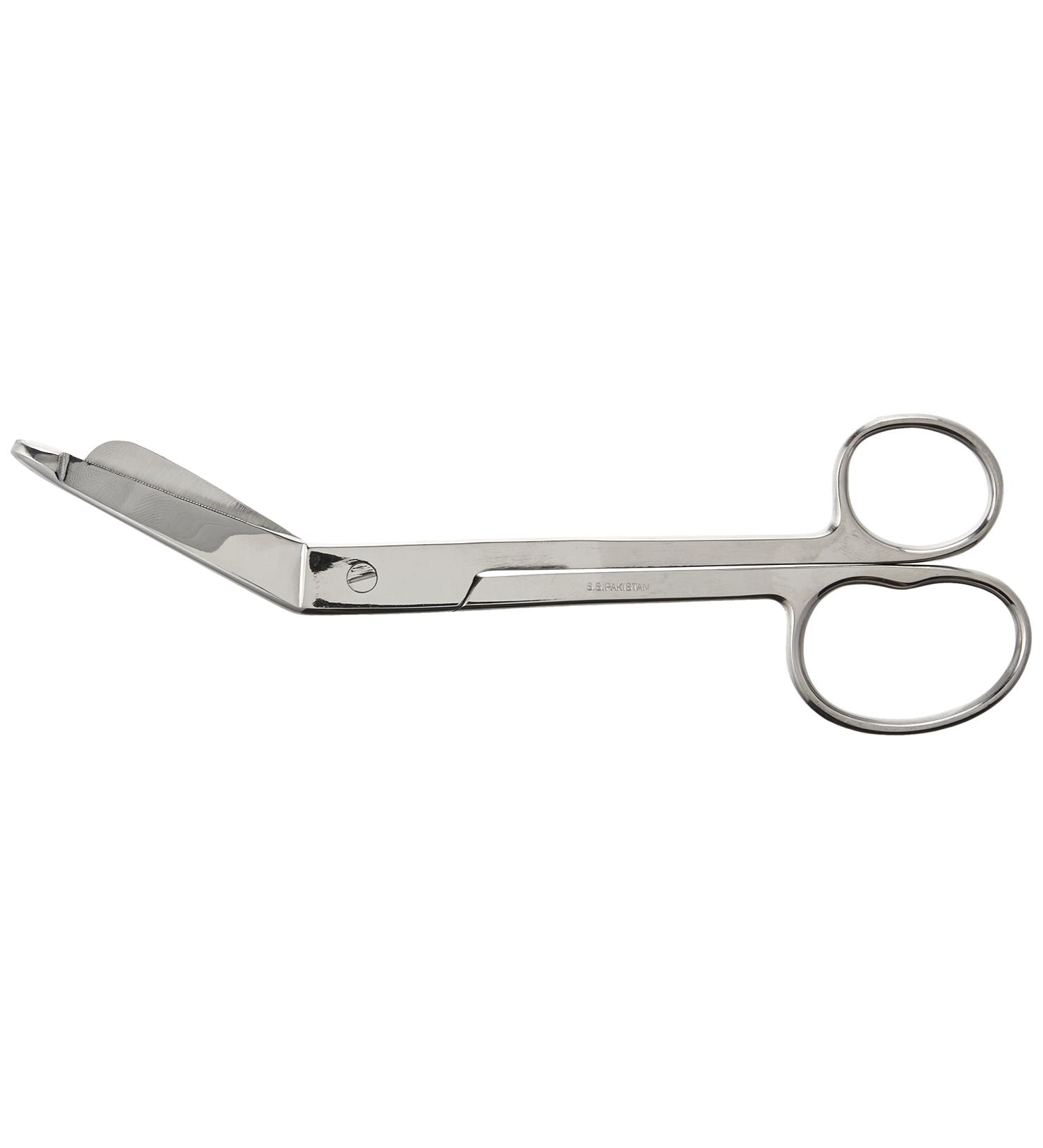 Prestige Medical Bandage Scissor with One Large Ring Serrated Blades, 7.25 Inch, 3.1 Ounce