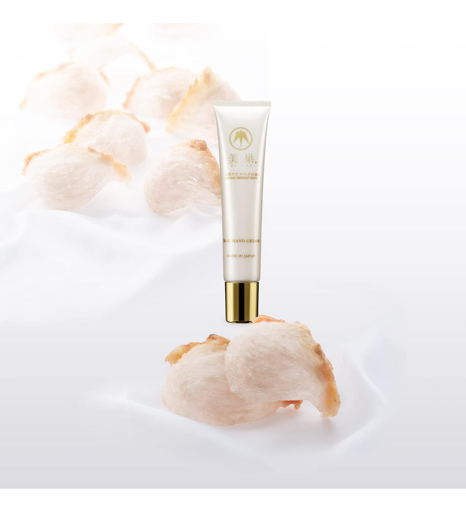 Natural Hand Cream & Moisturizer with Swiftlet Nests Extract | Anti-Aging Japanese Skincare | Lavender Scent | 1.41oz - Buy Online on GoSupps.com