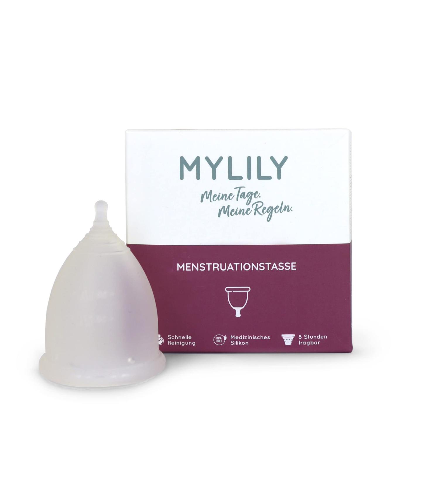 Mylily Menstrual Cup | 100% Medical Silicone | Sustainable & Cost-Saving | BPA & Latex Free | Reusable | 5 Sizes Available - Buy Online on GoSupps.com
