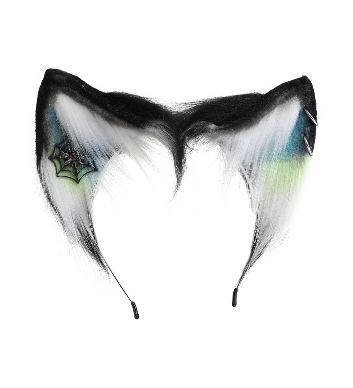 amangul Cat Ears Halloween Headband for Womens Girls Daily Wearing Halloween Party Fancy Dress Cosplay Hair Accessories(5) - Buy Online on GoSupps.com