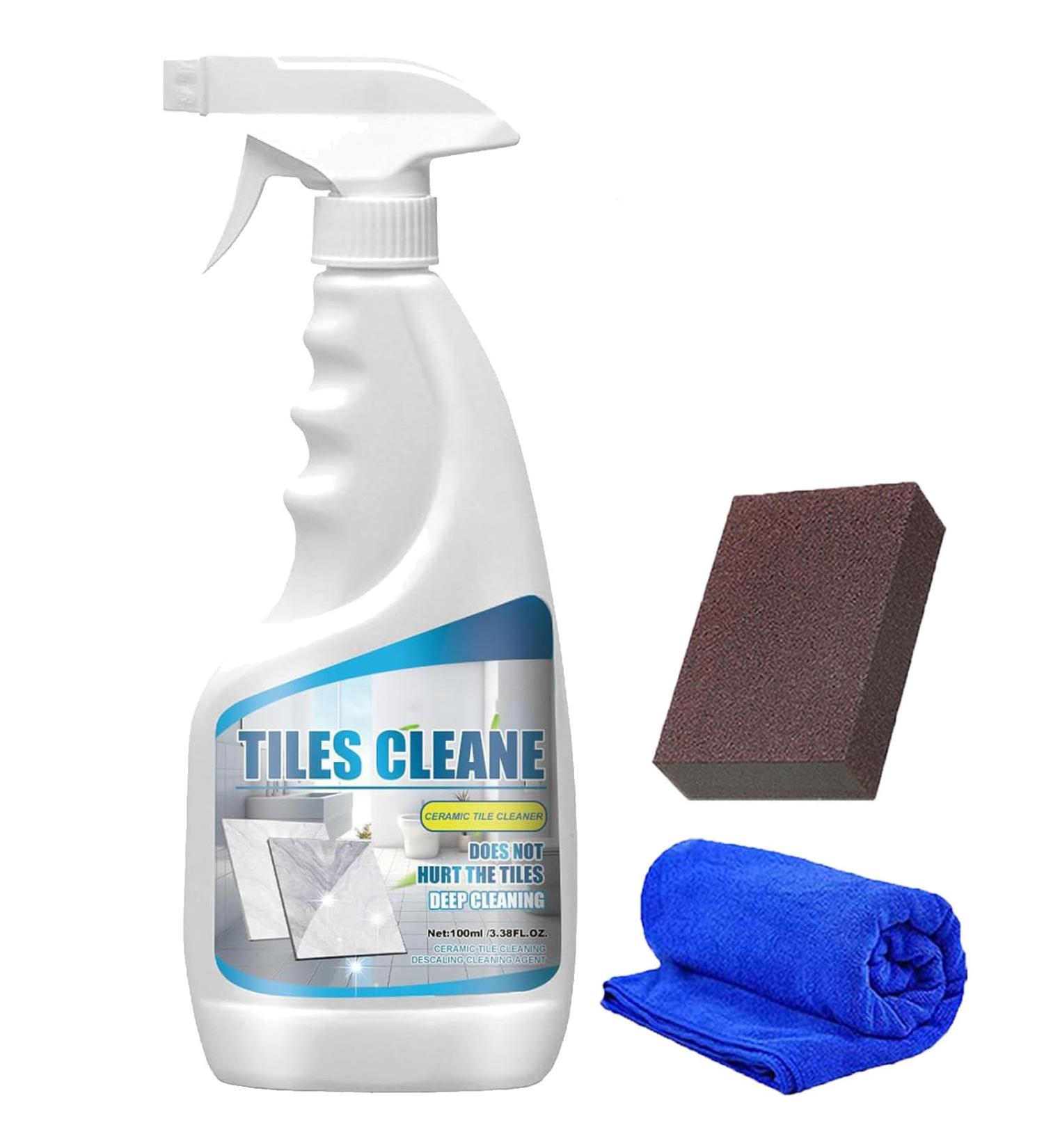 2024 New Tile Grout Cleaner Sprayer Ultimate Grout Cleaner Multifunction Bathroom Descaler Cleaner Stubborn Stains Cleaner Tiles Cleane for Kitchen & Bathroom (1pcs) - Buy Online on GoSupps.com