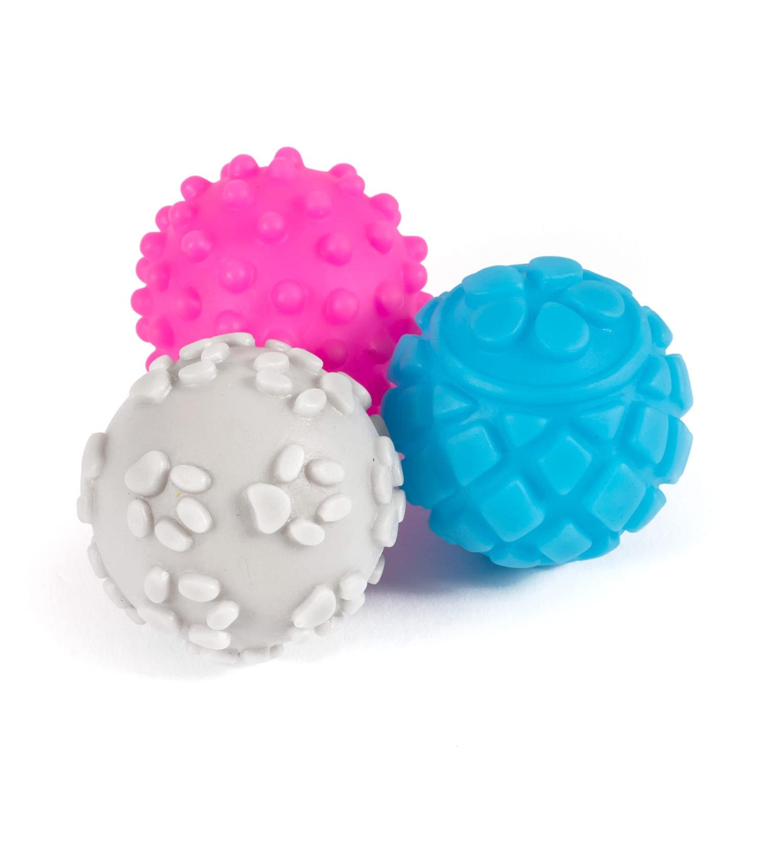 Anol Small Bite Vinyl 6 Ball Assorted 4.5 cm - Clear | Pet Toy - Buy Online on GoSupps.com
